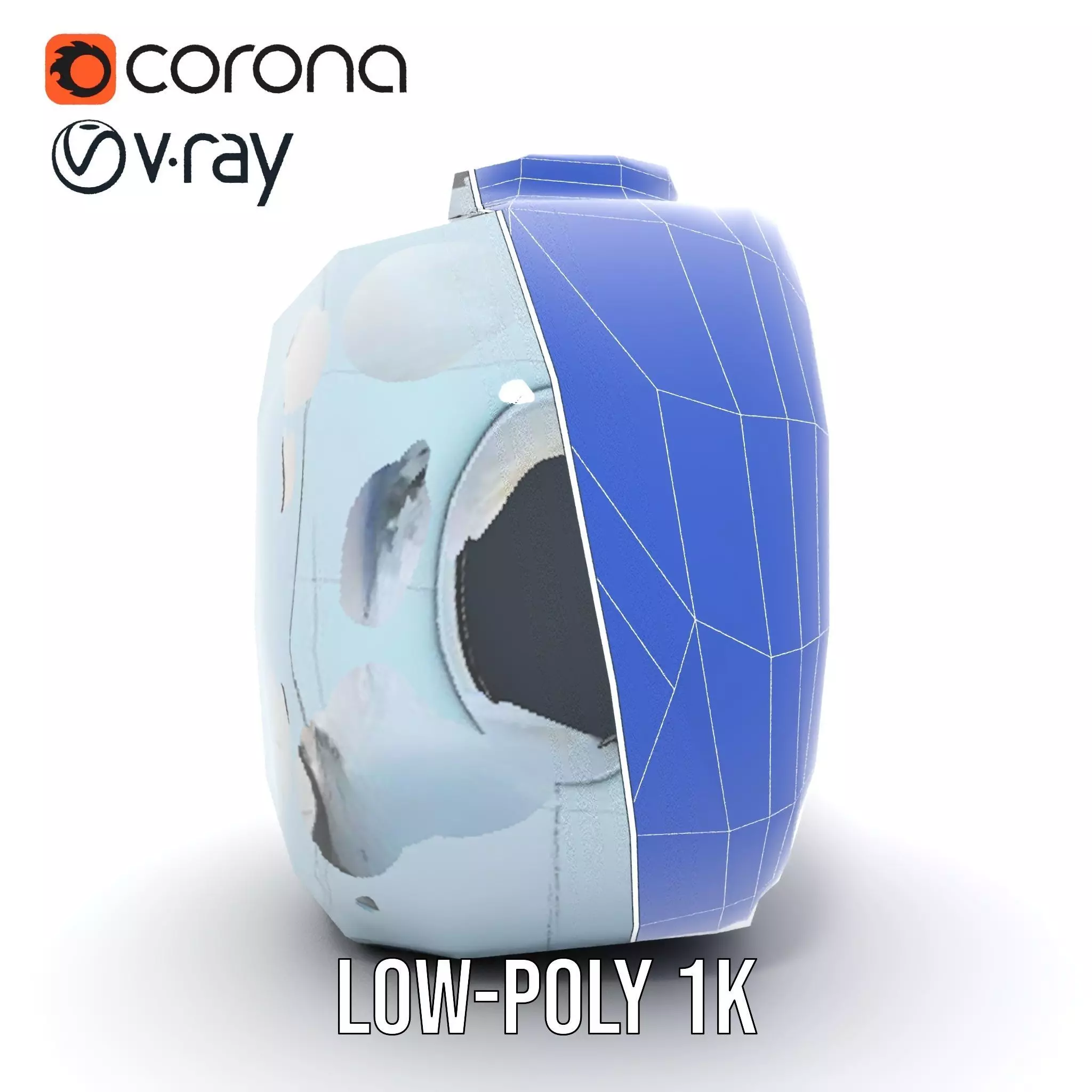 Futuristic Medical Pod Model Pack Low-poly 3D model_27