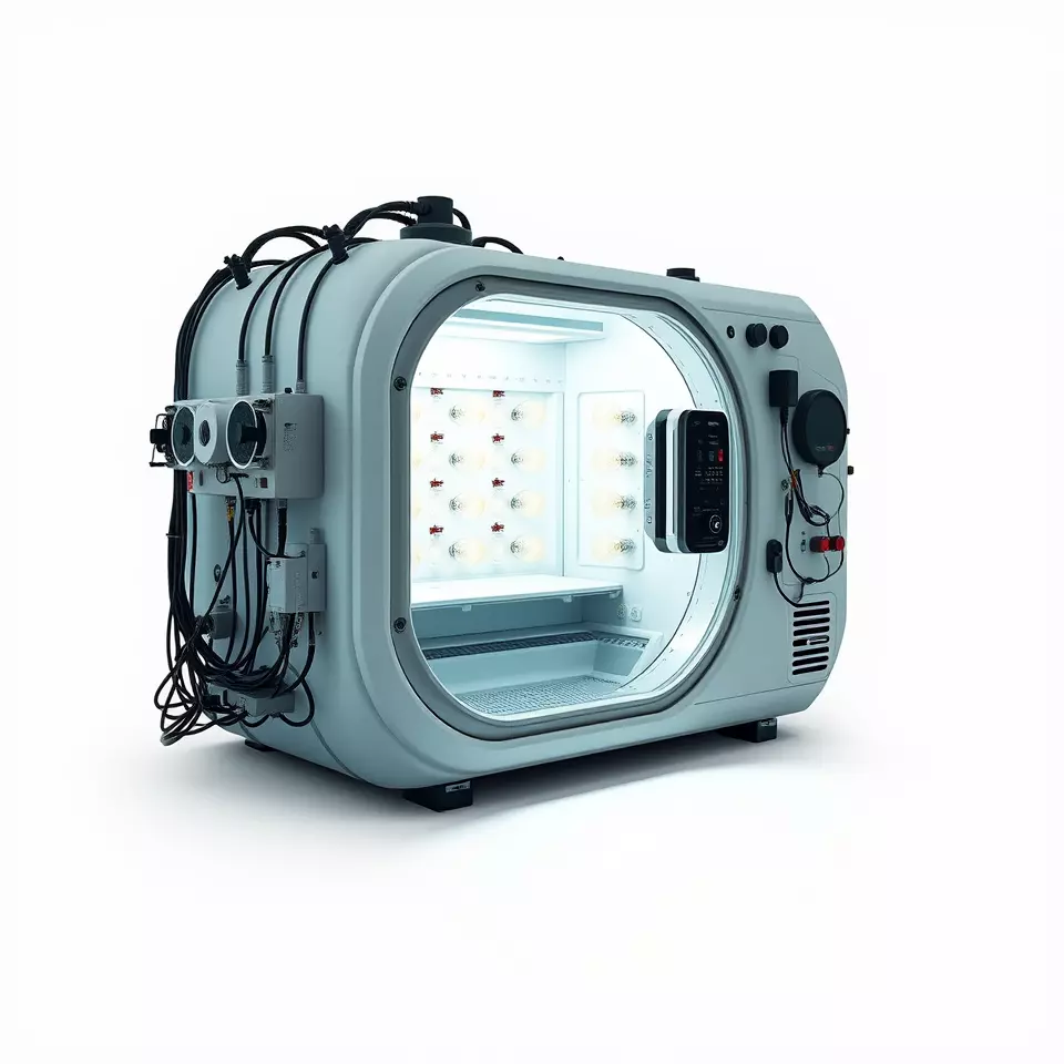 Industrial Light Chamber Model Pack Low-poly 3D model_2