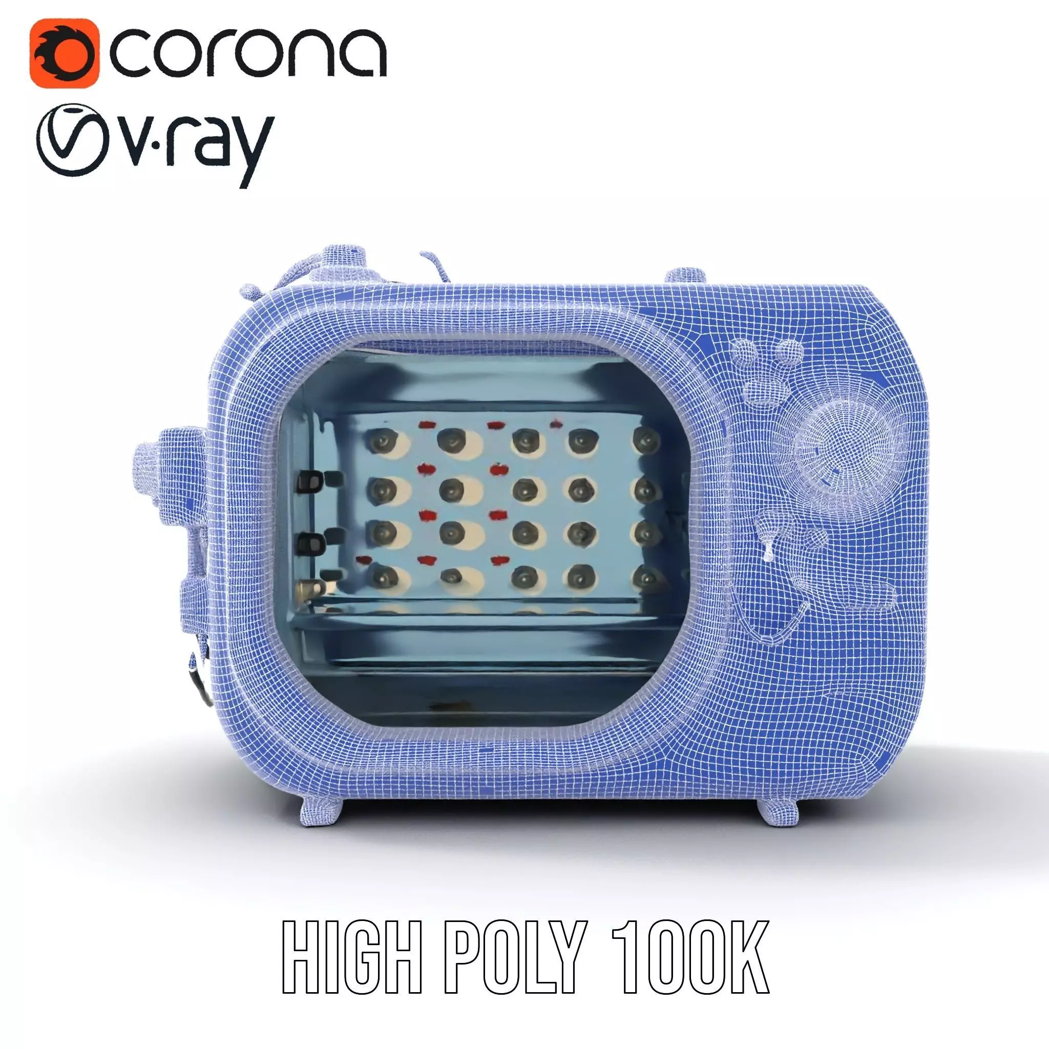 Industrial Light Chamber Model Pack Low-poly 3D model_33