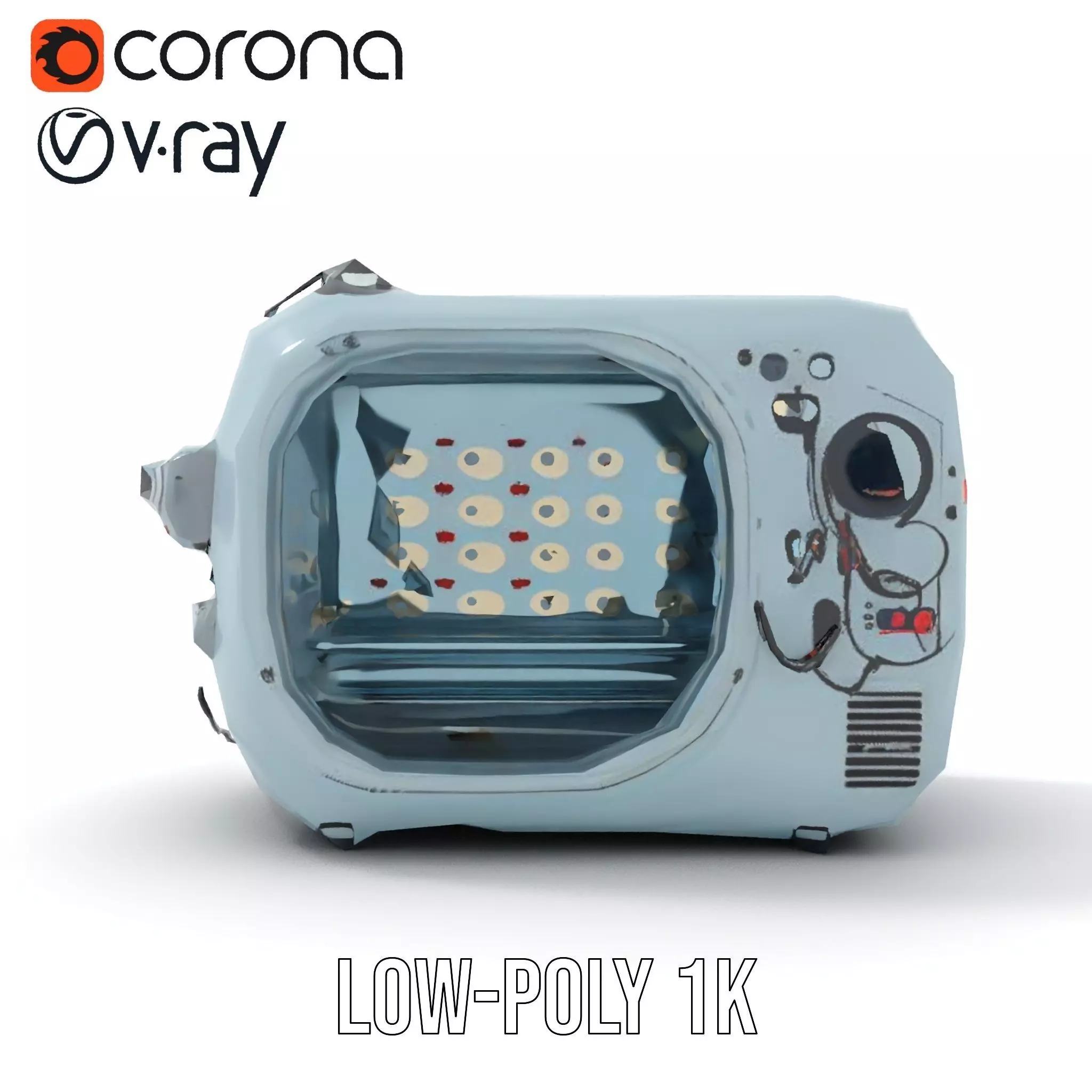 Industrial Light Chamber Model Pack Low-poly 3D model_17