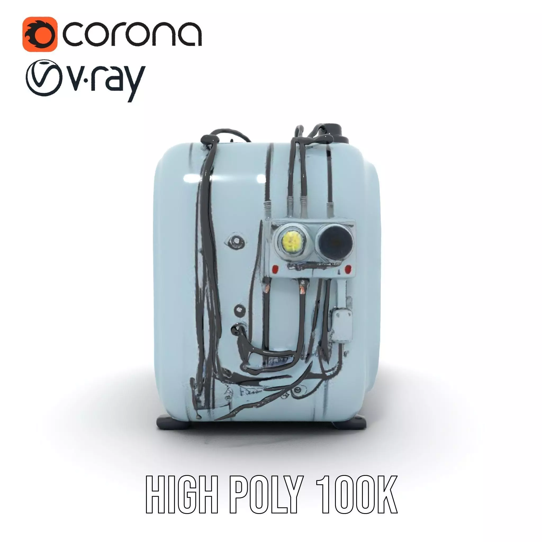 Industrial Light Chamber Model Pack Low-poly 3D model_31