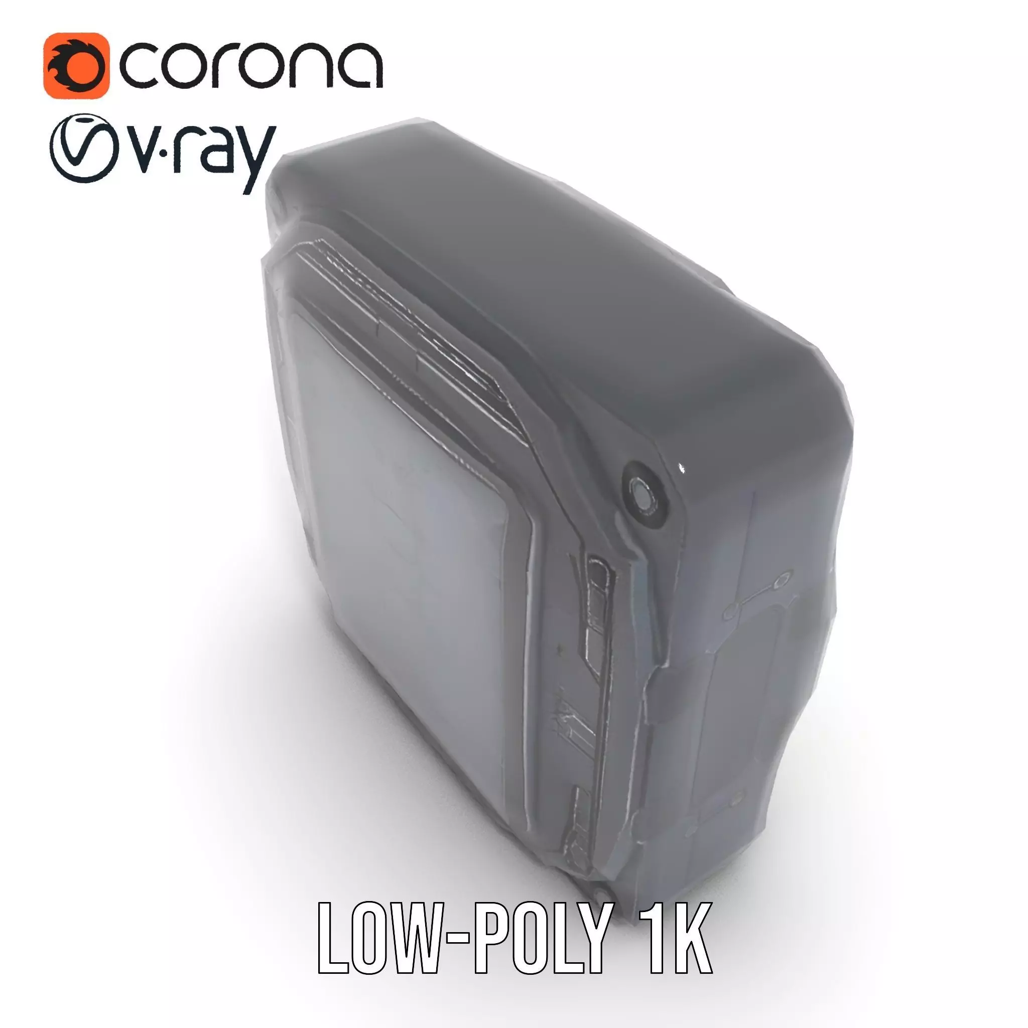 Futuristic SciFi Door Model Pack with Illuminated Details Low-poly 3D model_16