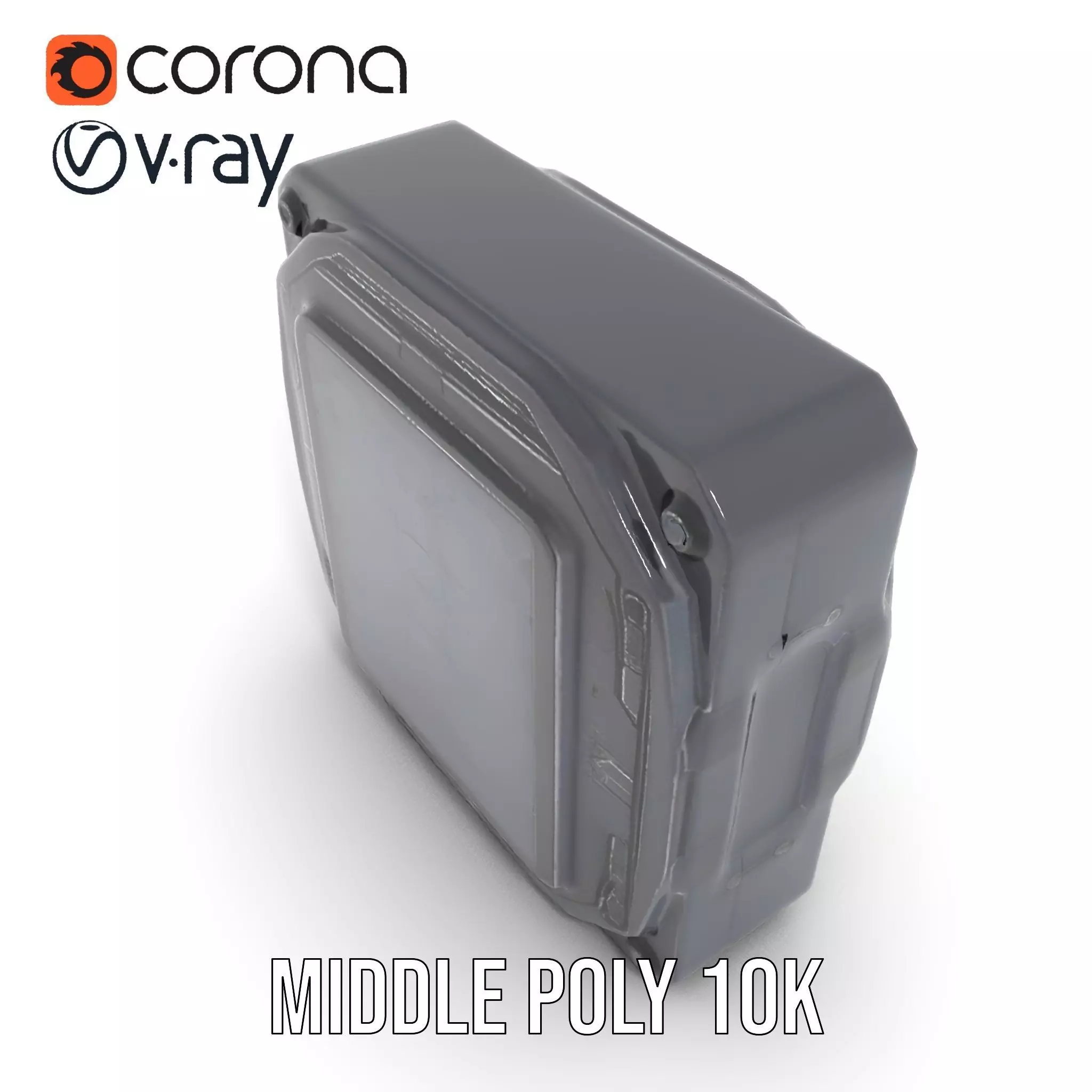 Futuristic SciFi Door Model Pack with Illuminated Details Low-poly 3D model_18