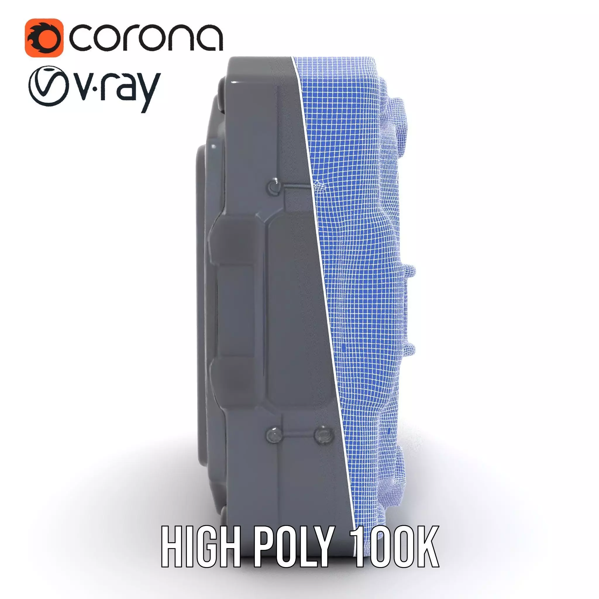 Futuristic SciFi Door Model Pack with Illuminated Details Low-poly 3D model_34