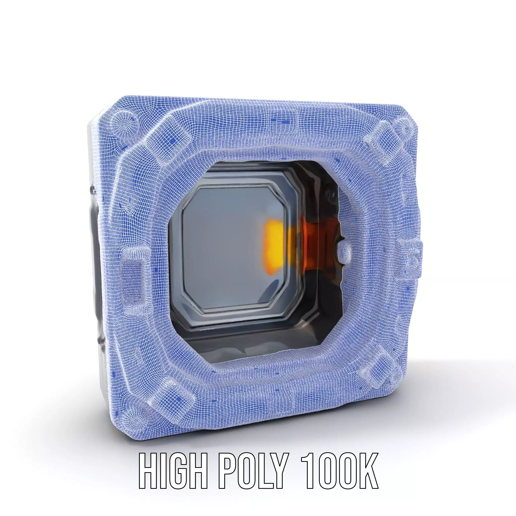 Futuristic SciFi Door Model Pack with Illuminated Details Low-poly 3D model_4