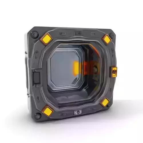 Futuristic SciFi Door Model Pack with Illuminated Details