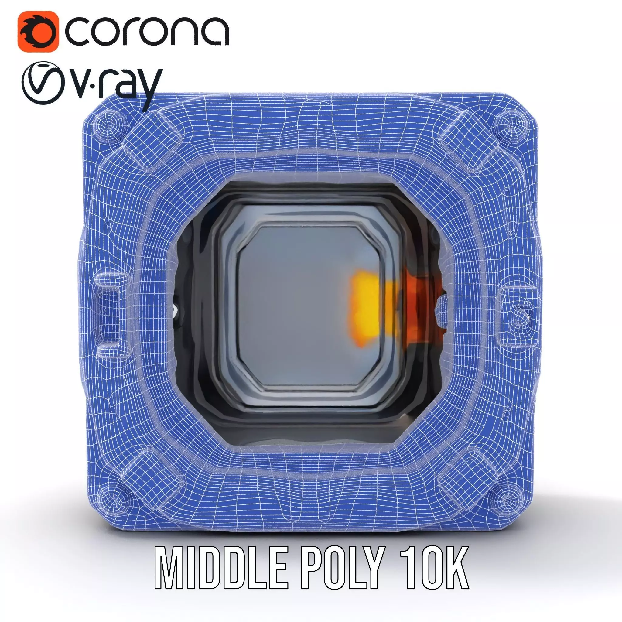 Futuristic SciFi Door Model Pack with Illuminated Details Low-poly 3D model_26