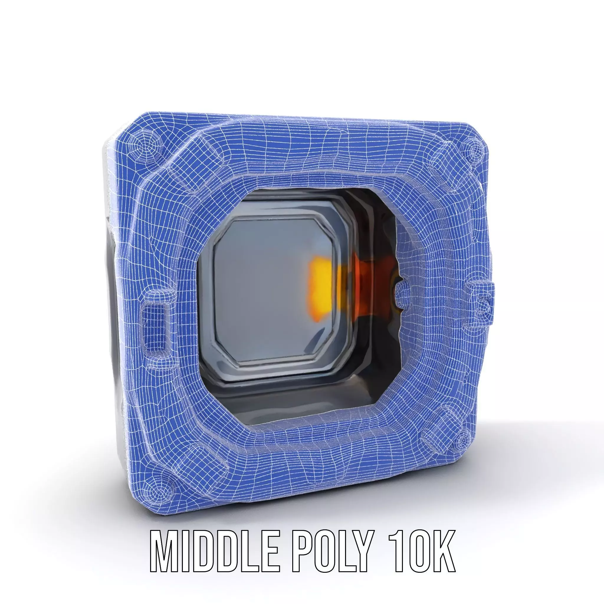 Futuristic SciFi Door Model Pack with Illuminated Details Low-poly 3D model_6