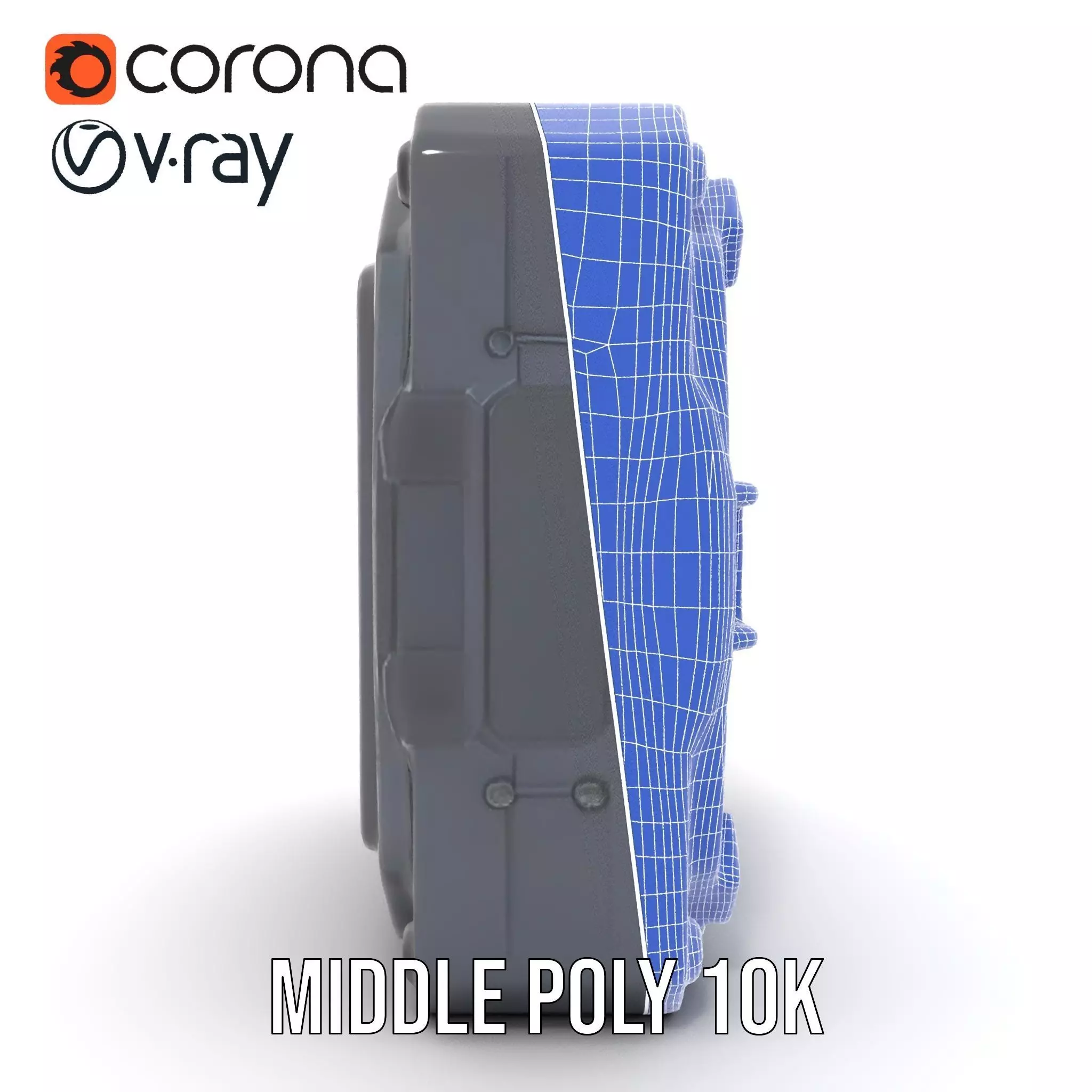 Futuristic SciFi Door Model Pack with Illuminated Details Low-poly 3D model_23