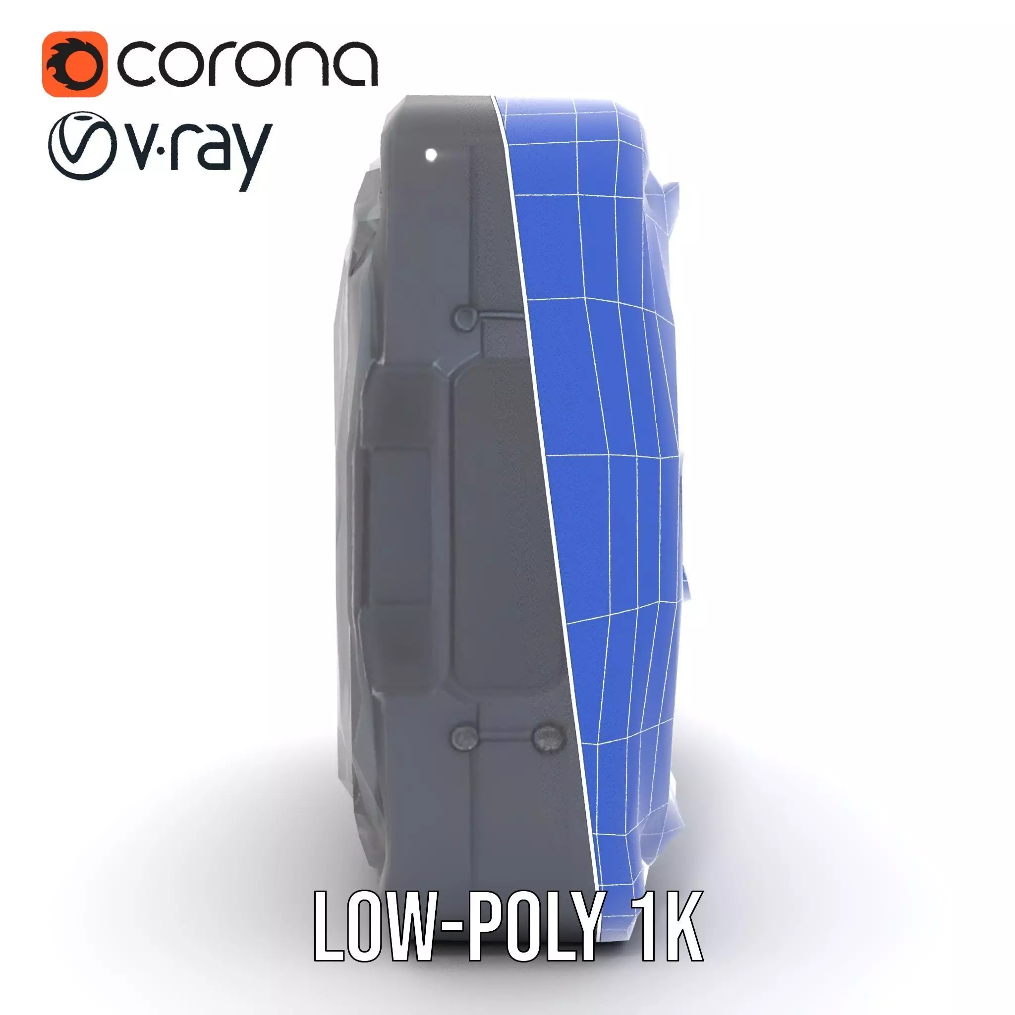 Futuristic SciFi Door Model Pack with Illuminated Details Low-poly 3D model_27