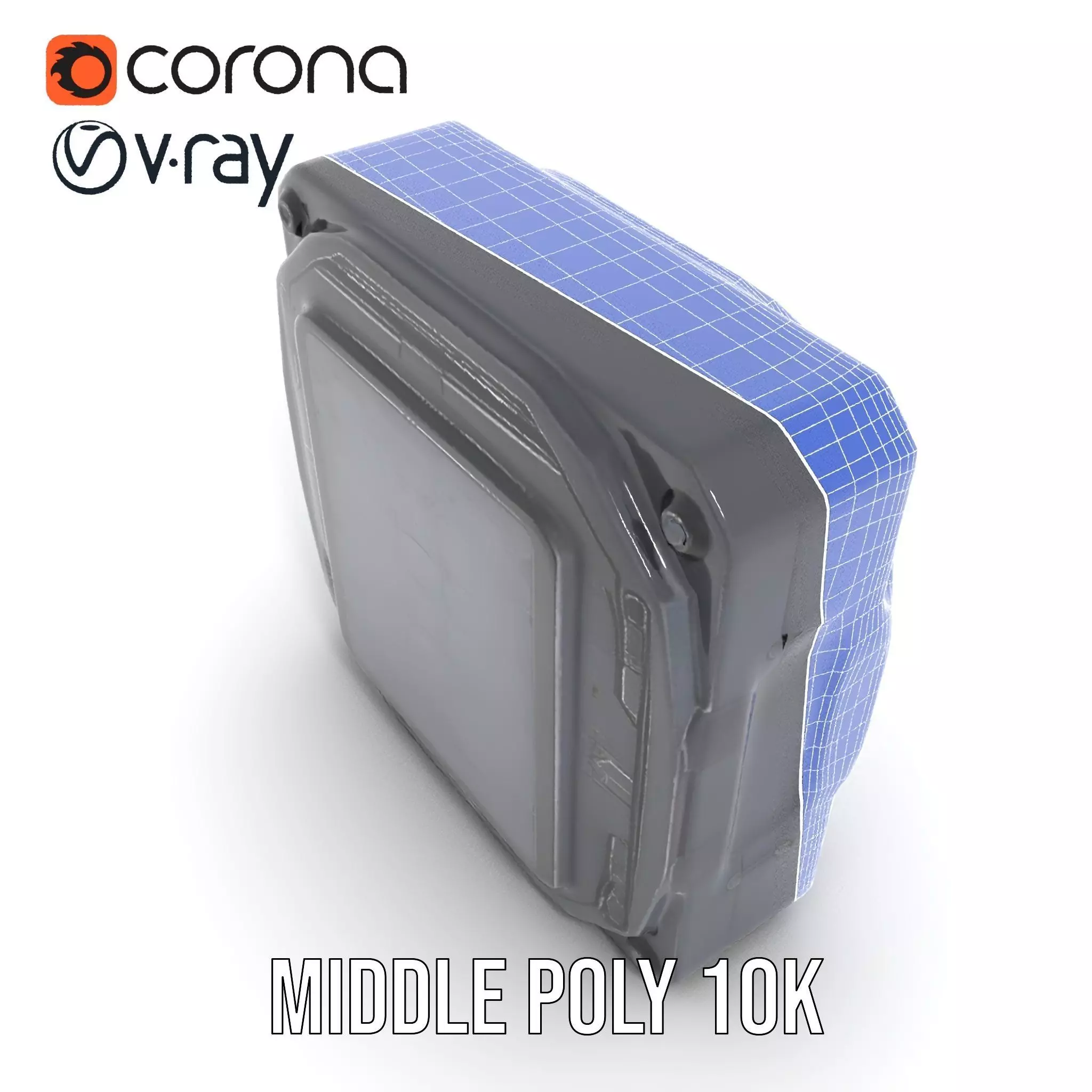 Futuristic SciFi Door Model Pack with Illuminated Details Low-poly 3D model_29