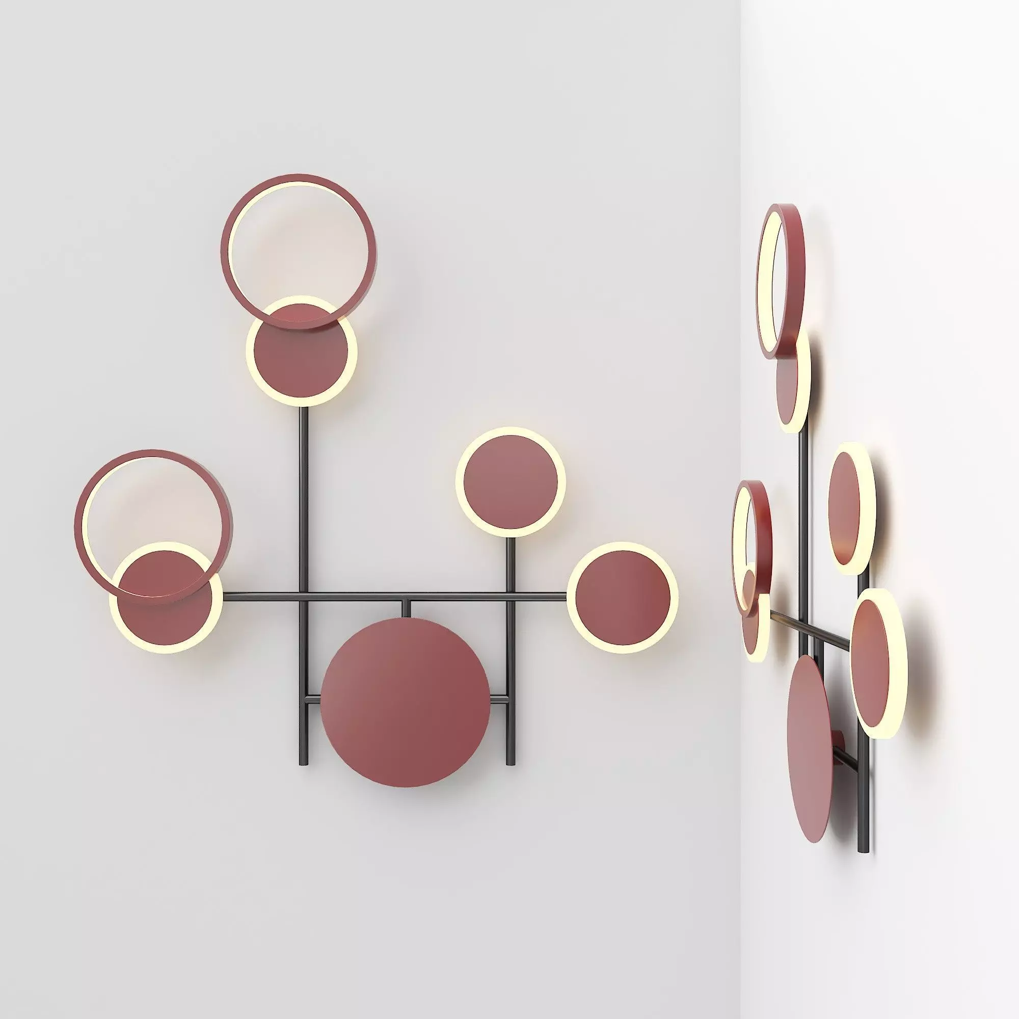 Jespellane Wall Light 3D model_0