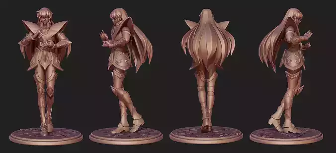 SHAKA DE VIEGO SAINTSEIYA MODEL 3D