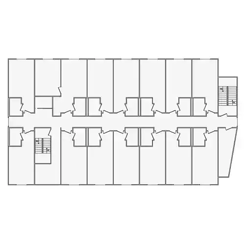 Commercial Interior Sketch - 5501-6000 SF - Xactimate
