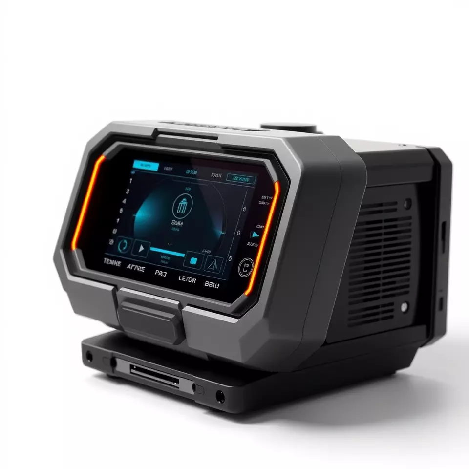 Futuristic Device Console model pack Low-poly 3D model_2