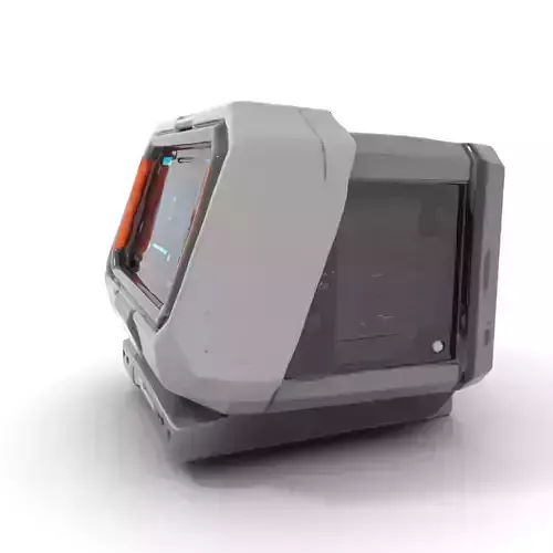 Futuristic Device Console model pack Low-poly 3D model