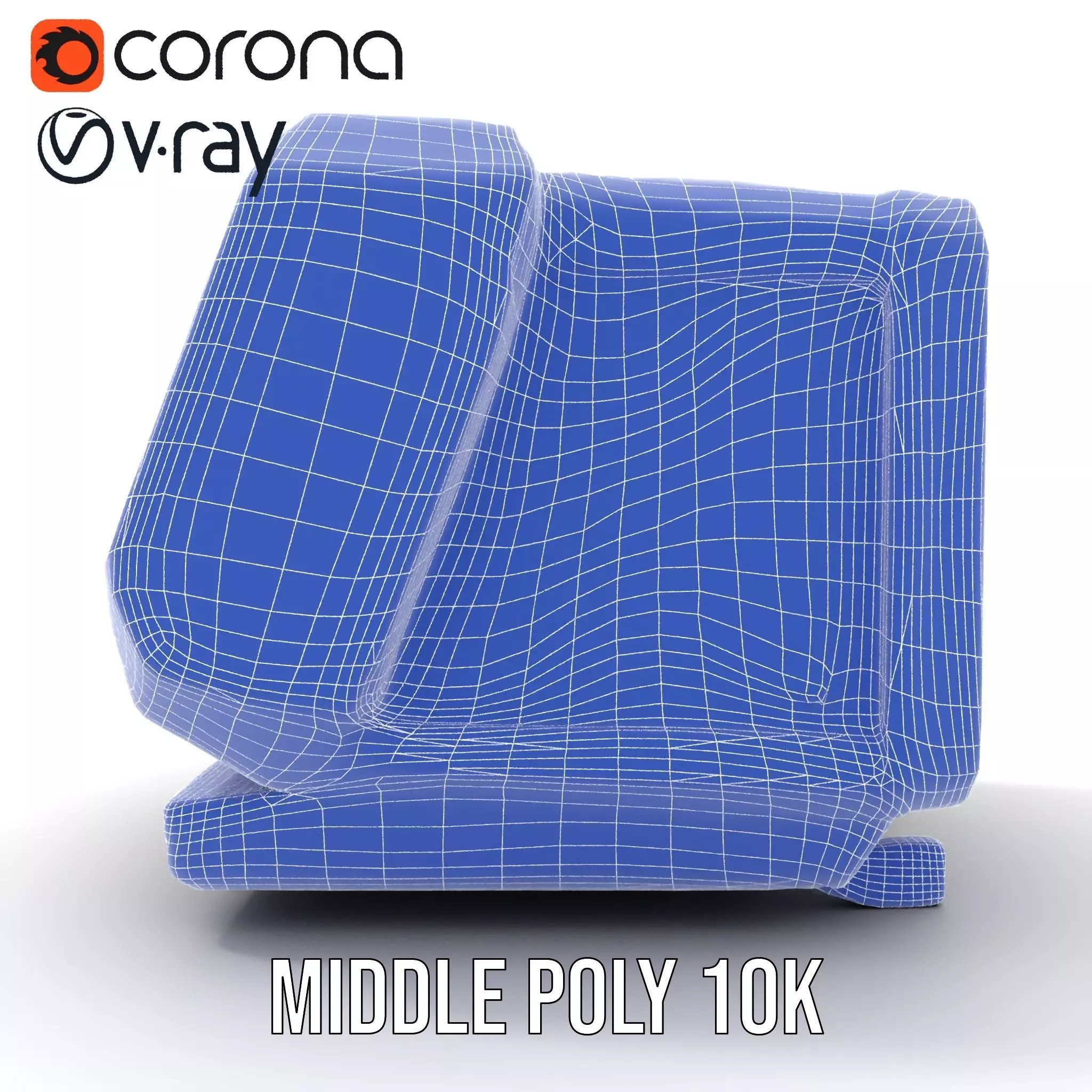 Futuristic Device Console model pack Low-poly 3D model_18