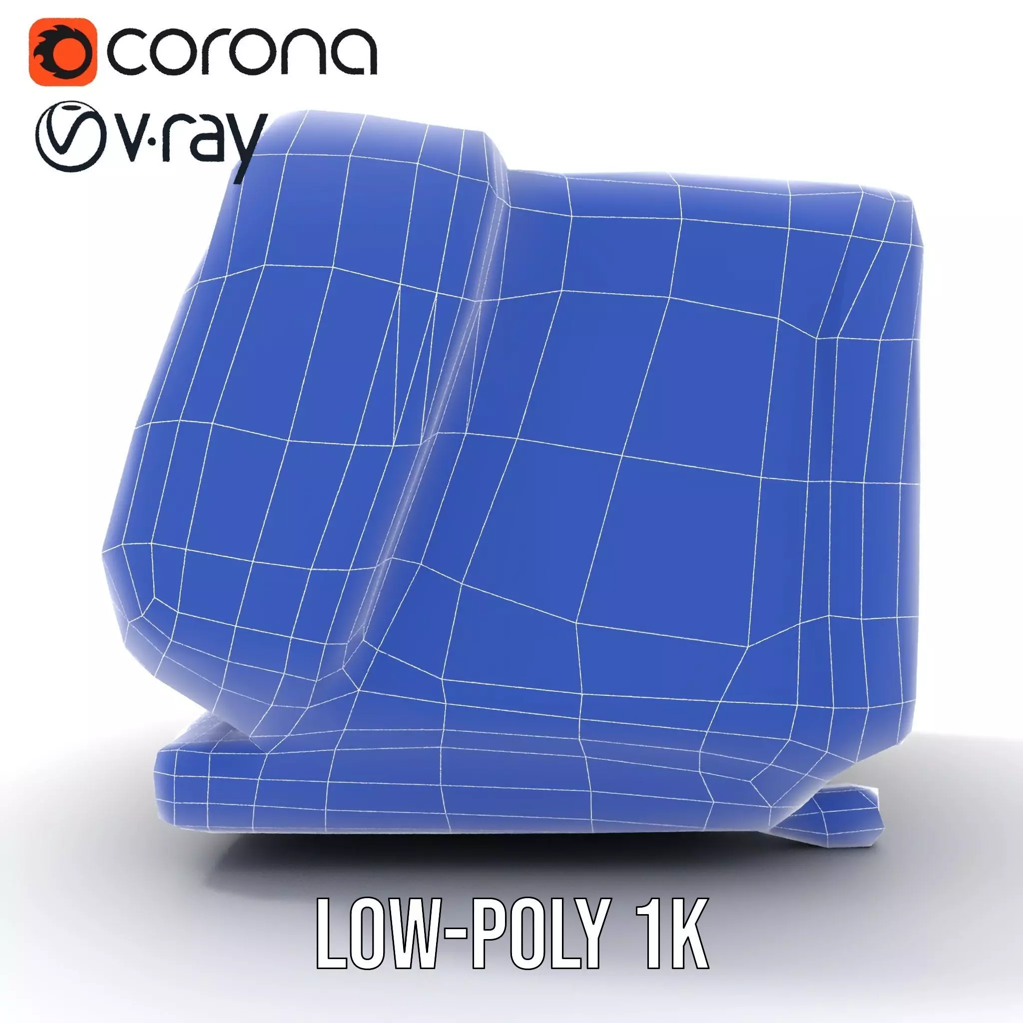 Futuristic Device Console model pack Low-poly 3D model_12