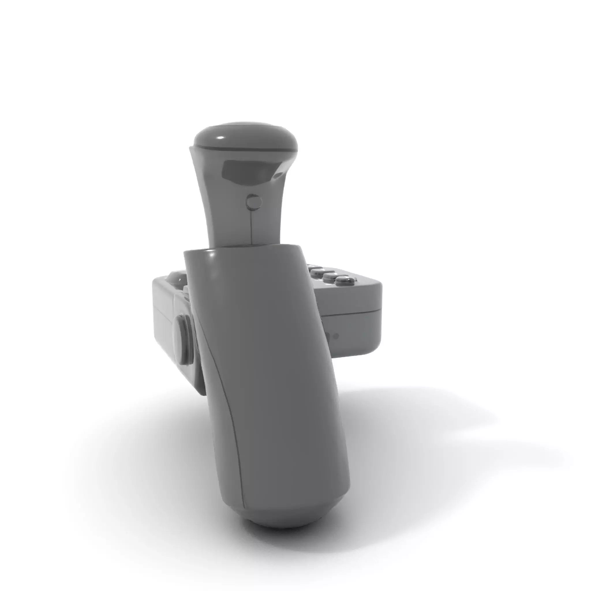 Joystick Controller Model Pack with Detailed Buttons and Grips Low-poly 3D model_0