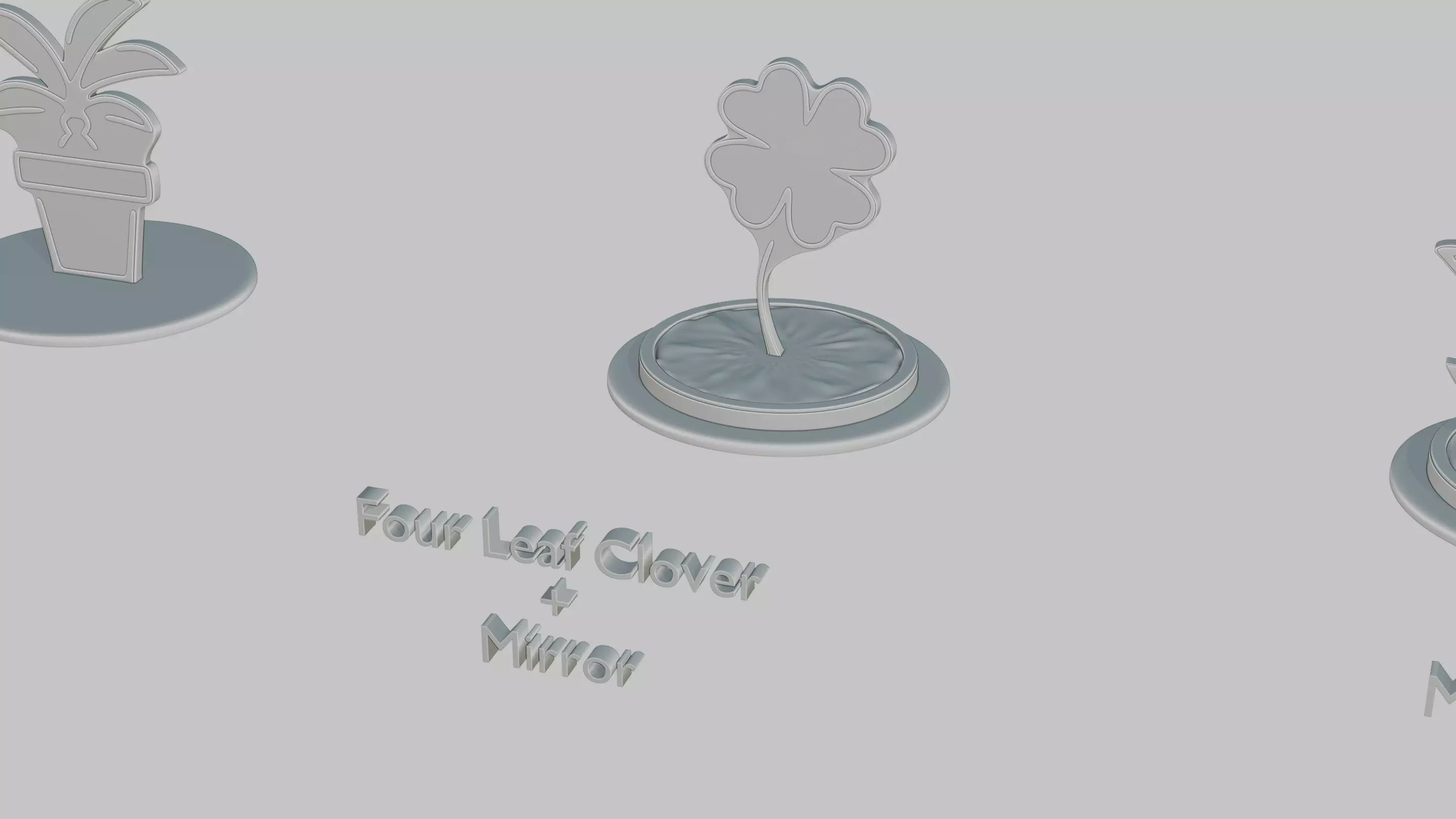 Emoji Statues Flowers and Plants Full Collection 3D print model_18