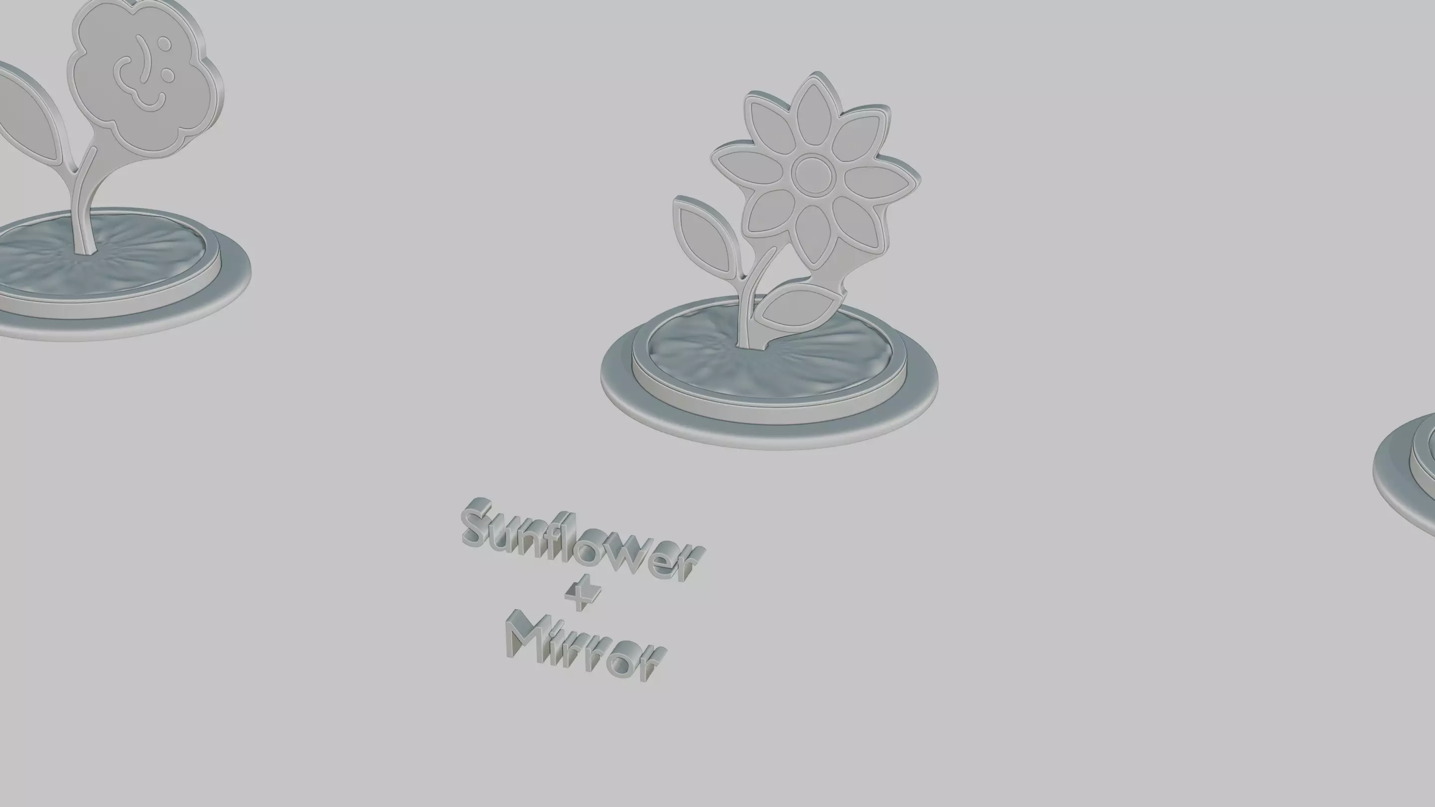 Emoji Statues Flowers and Plants Full Collection 3D print model_13