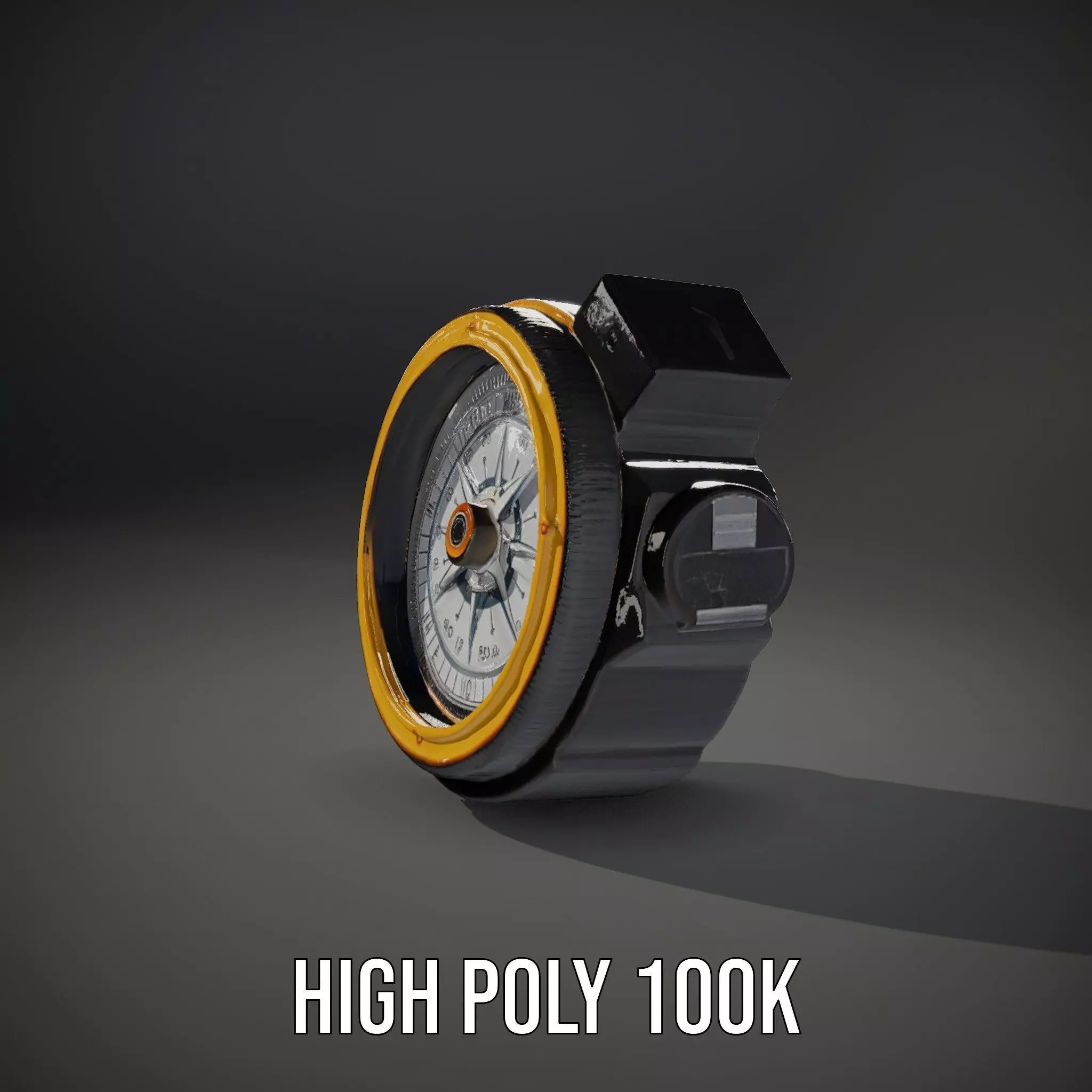 Compass Model Pack with Detailed Features Low-poly 3D model_8