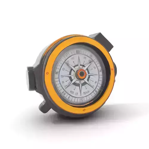 Compass Model Pack with Detailed Features Low-poly 3D model