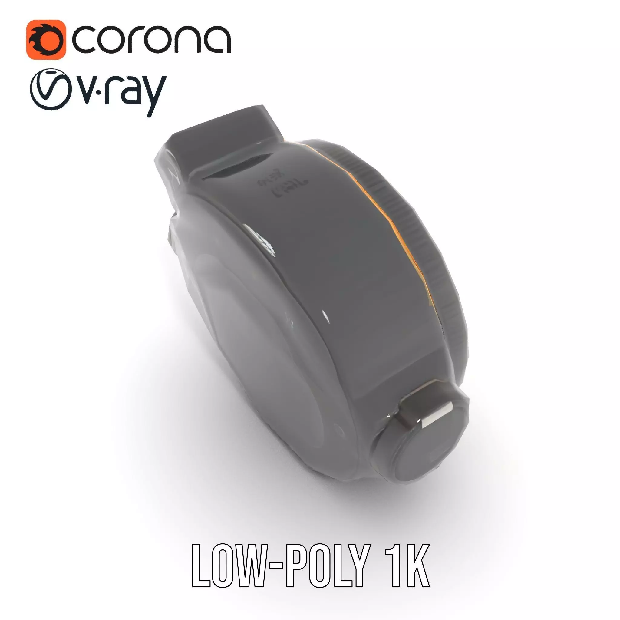 Compass Model Pack with Detailed Features Low-poly 3D model_9