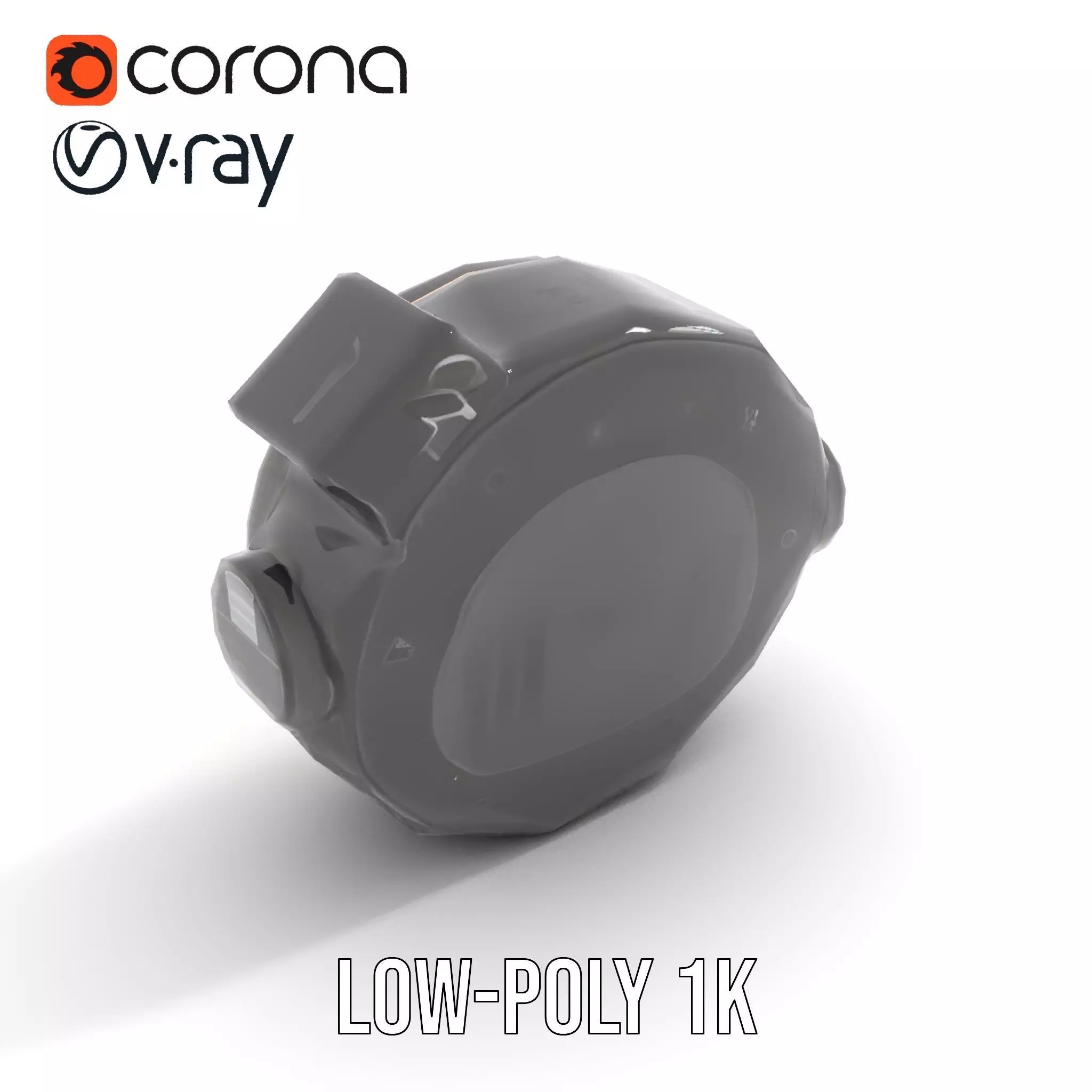 Compass Model Pack with Detailed Features Low-poly 3D model_16