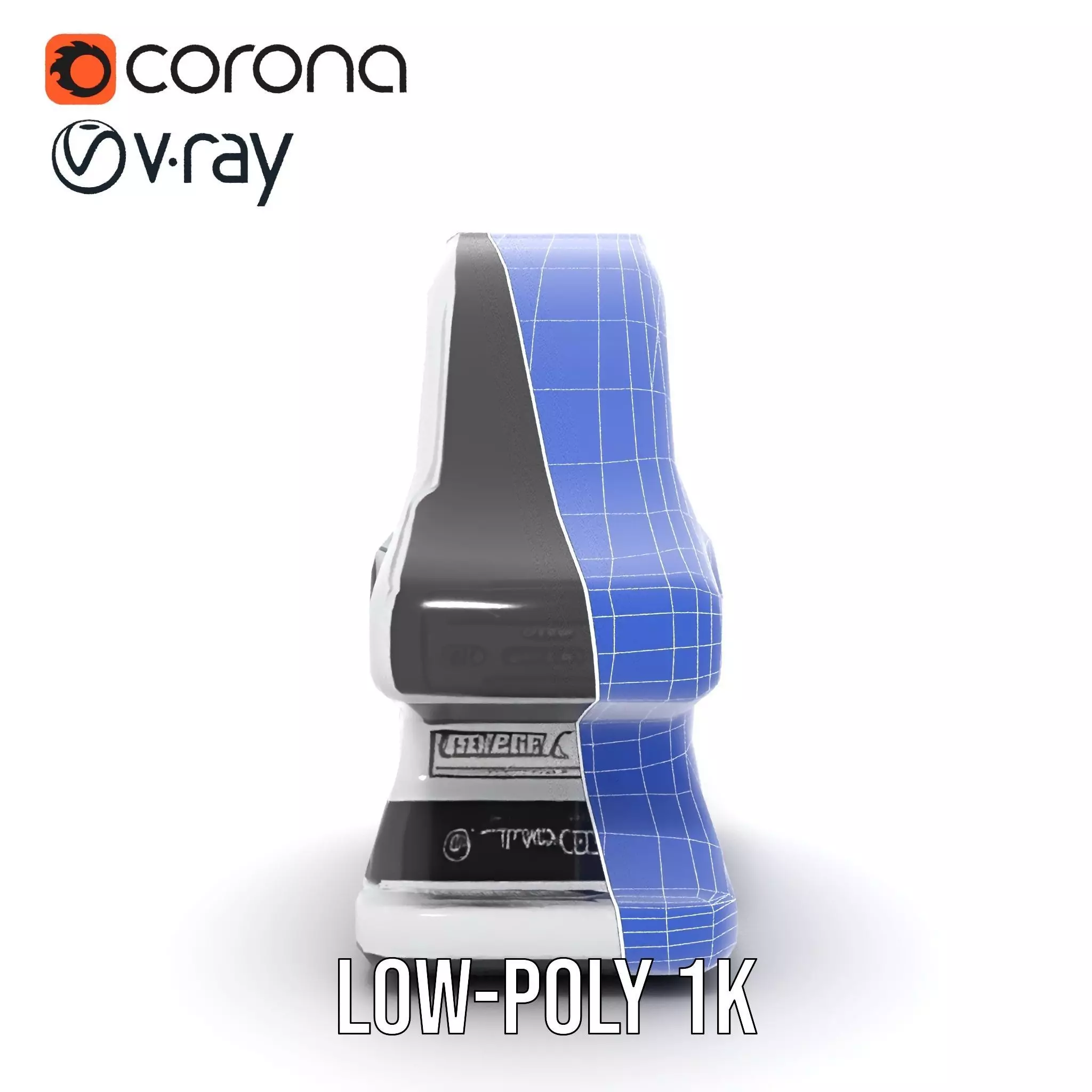 Futuristic Scanner Device Model Pack Low-poly 3D model_19