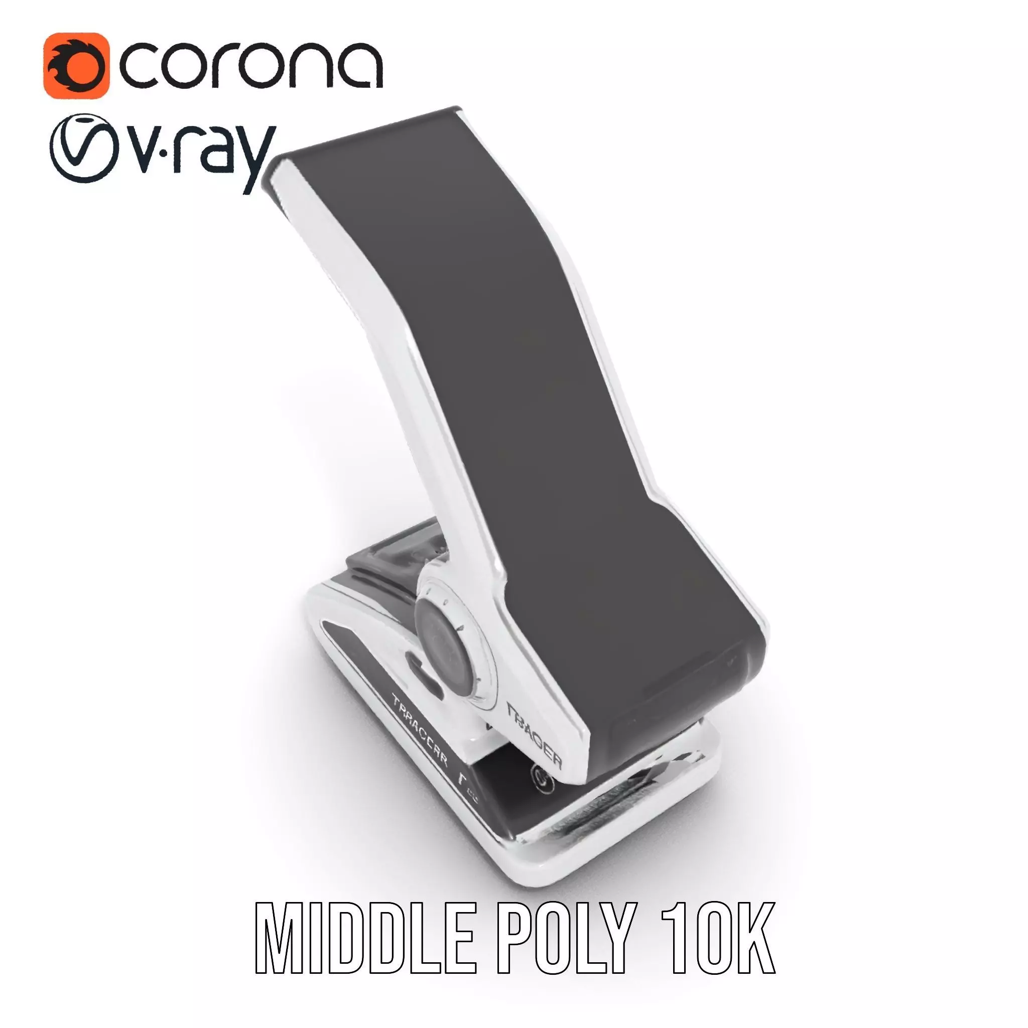 Futuristic Scanner Device Model Pack Low-poly 3D model_5