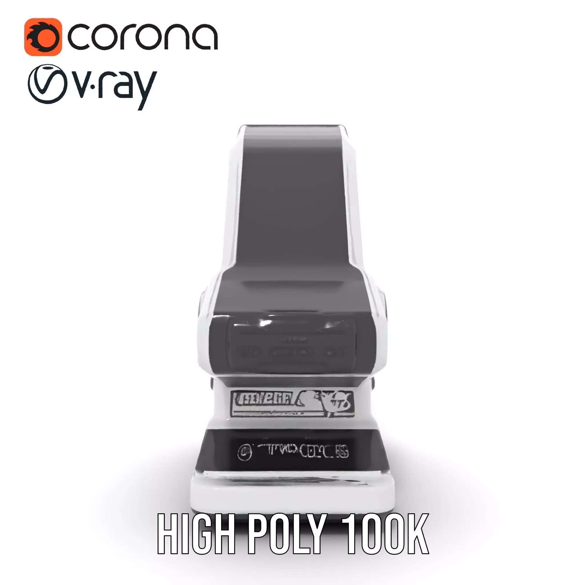 Futuristic Scanner Device Model Pack Low-poly 3D model_34