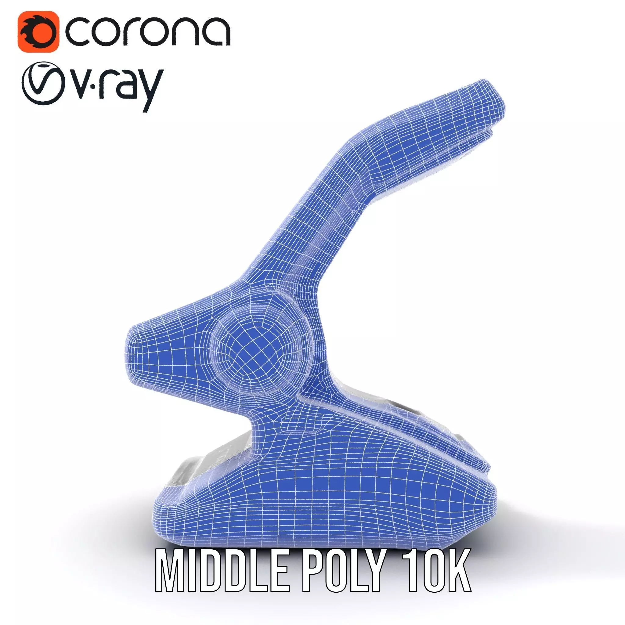 Futuristic Scanner Device Model Pack Low-poly 3D model_30