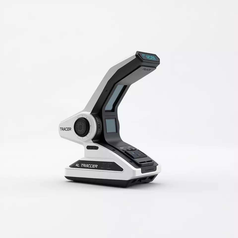 Futuristic Scanner Device Model Pack Low-poly 3D model_2