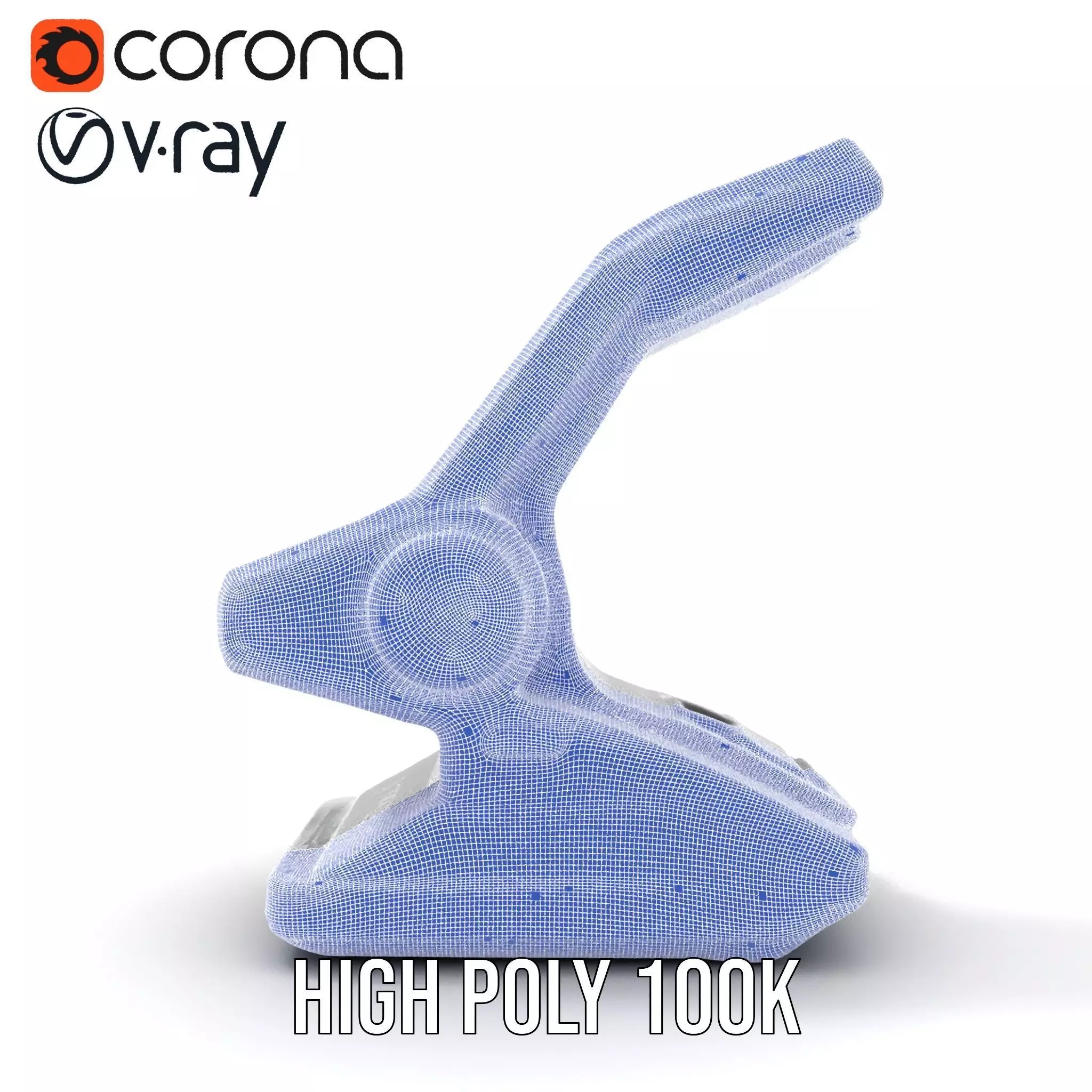 Futuristic Scanner Device Model Pack Low-poly 3D model_17