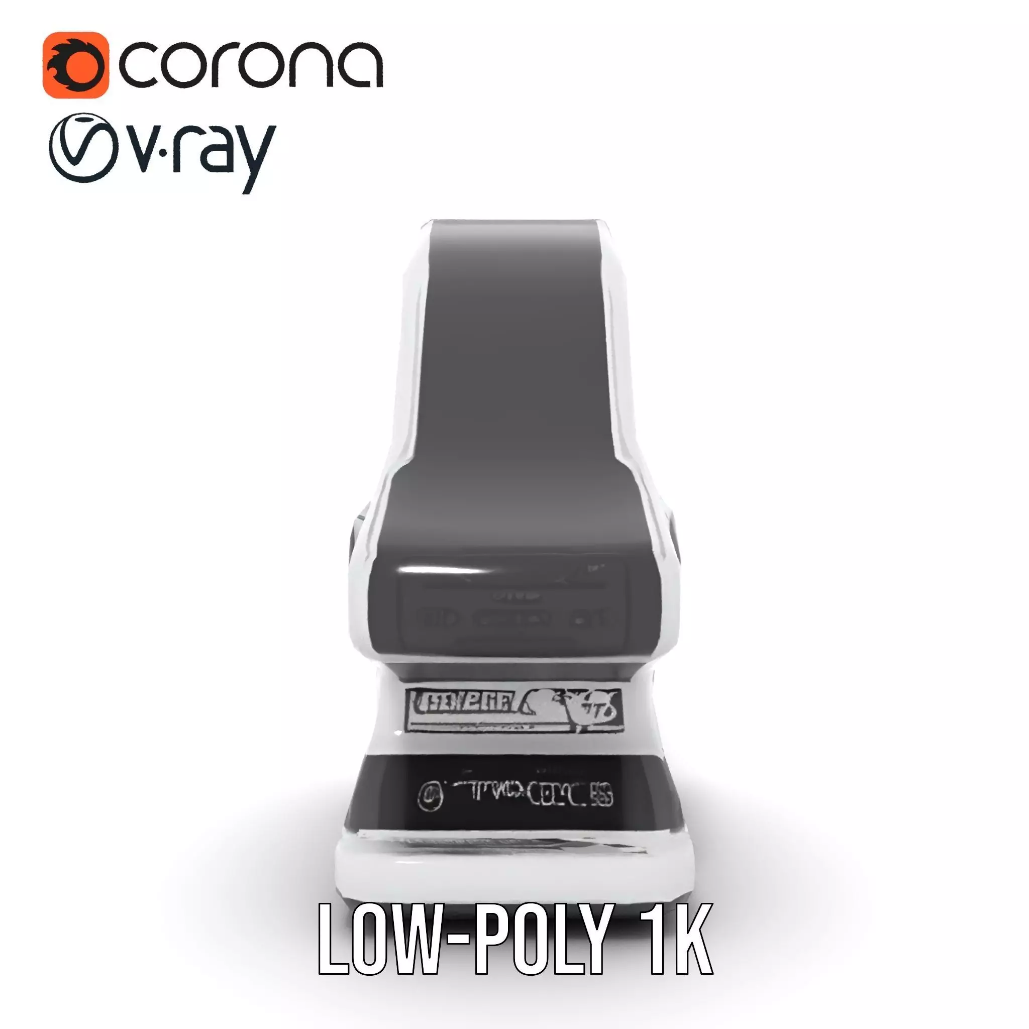 Futuristic Scanner Device Model Pack Low-poly 3D model_14