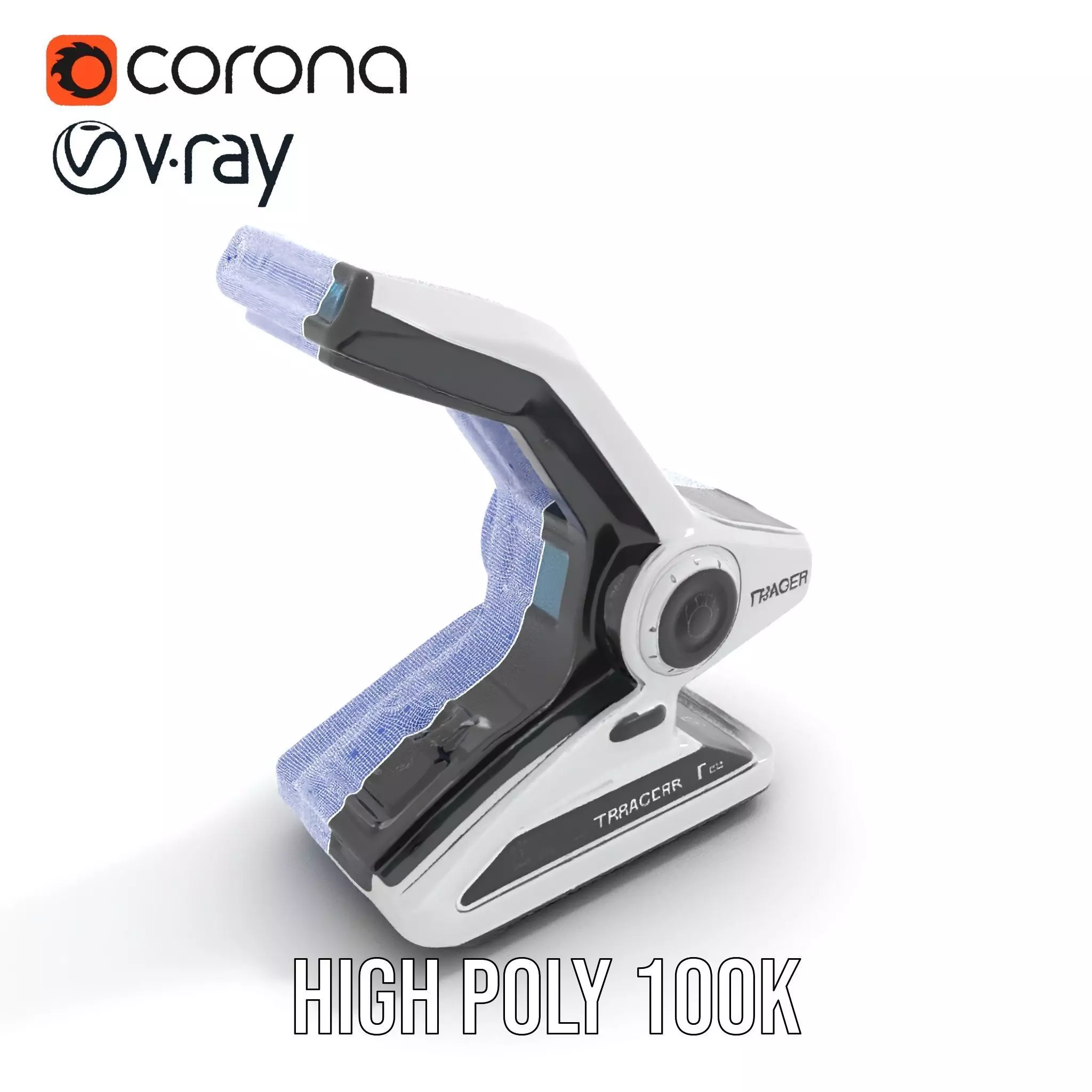 Futuristic Scanner Device Model Pack Low-poly 3D model_33