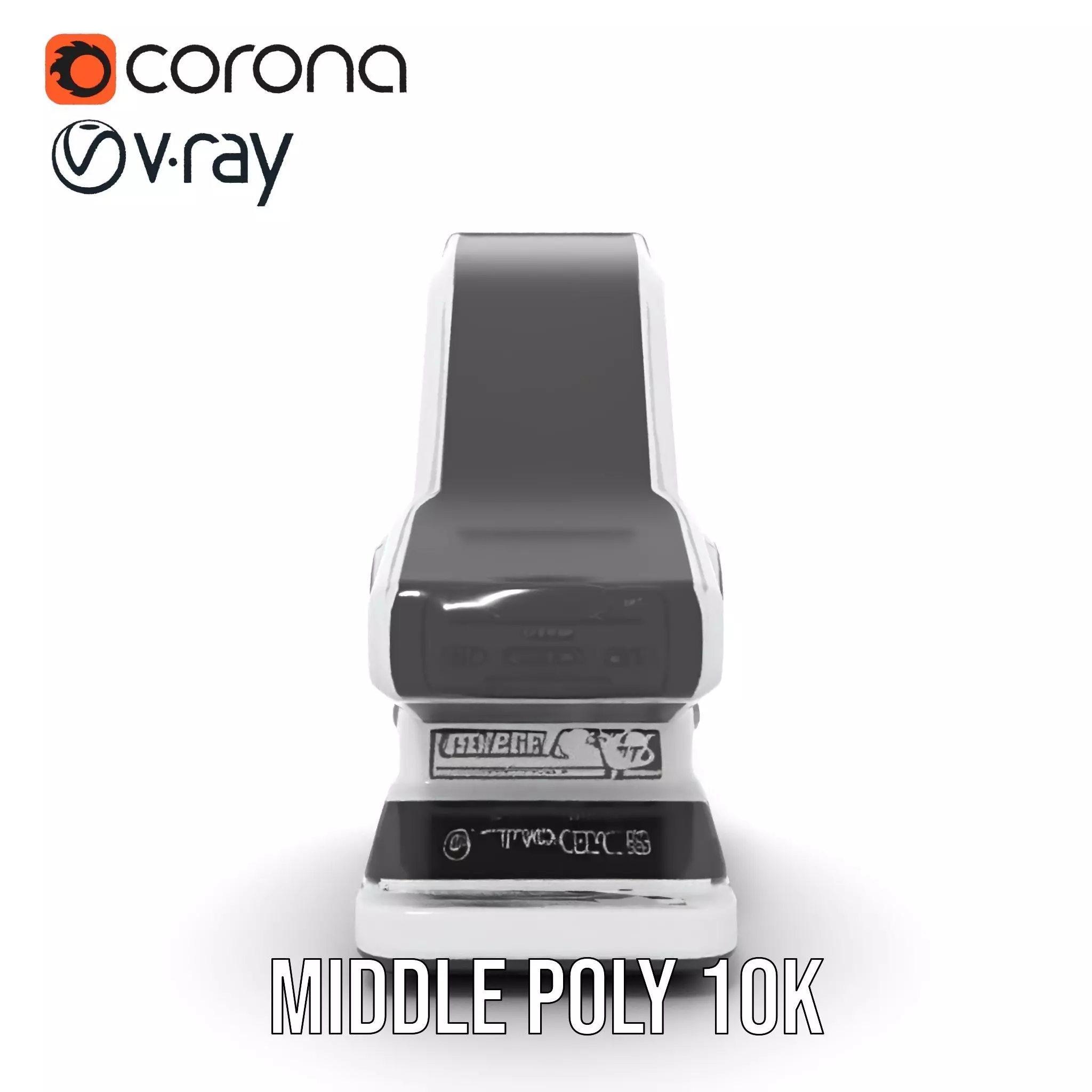 Futuristic Scanner Device Model Pack Low-poly 3D model_13