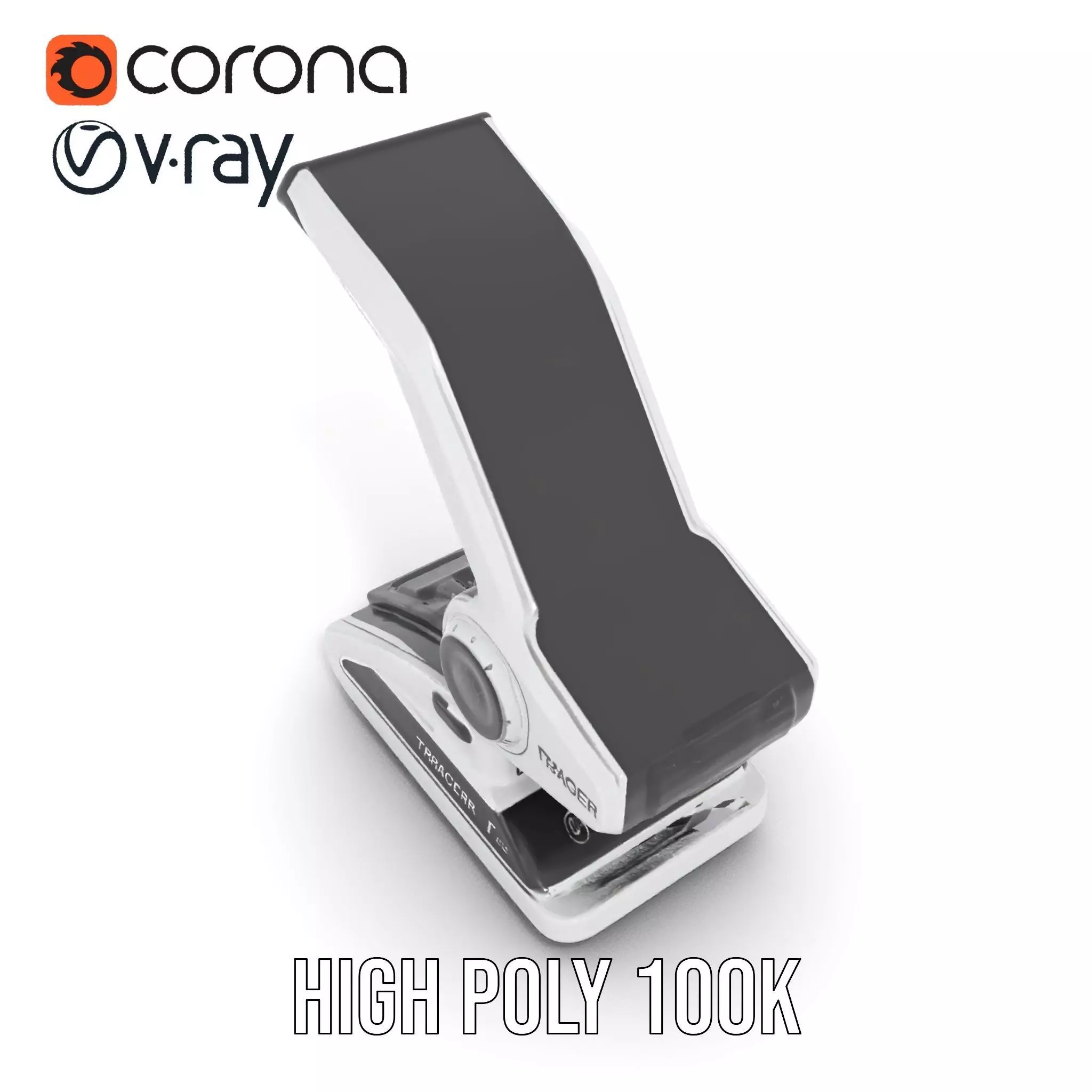 Futuristic Scanner Device Model Pack Low-poly 3D model_26