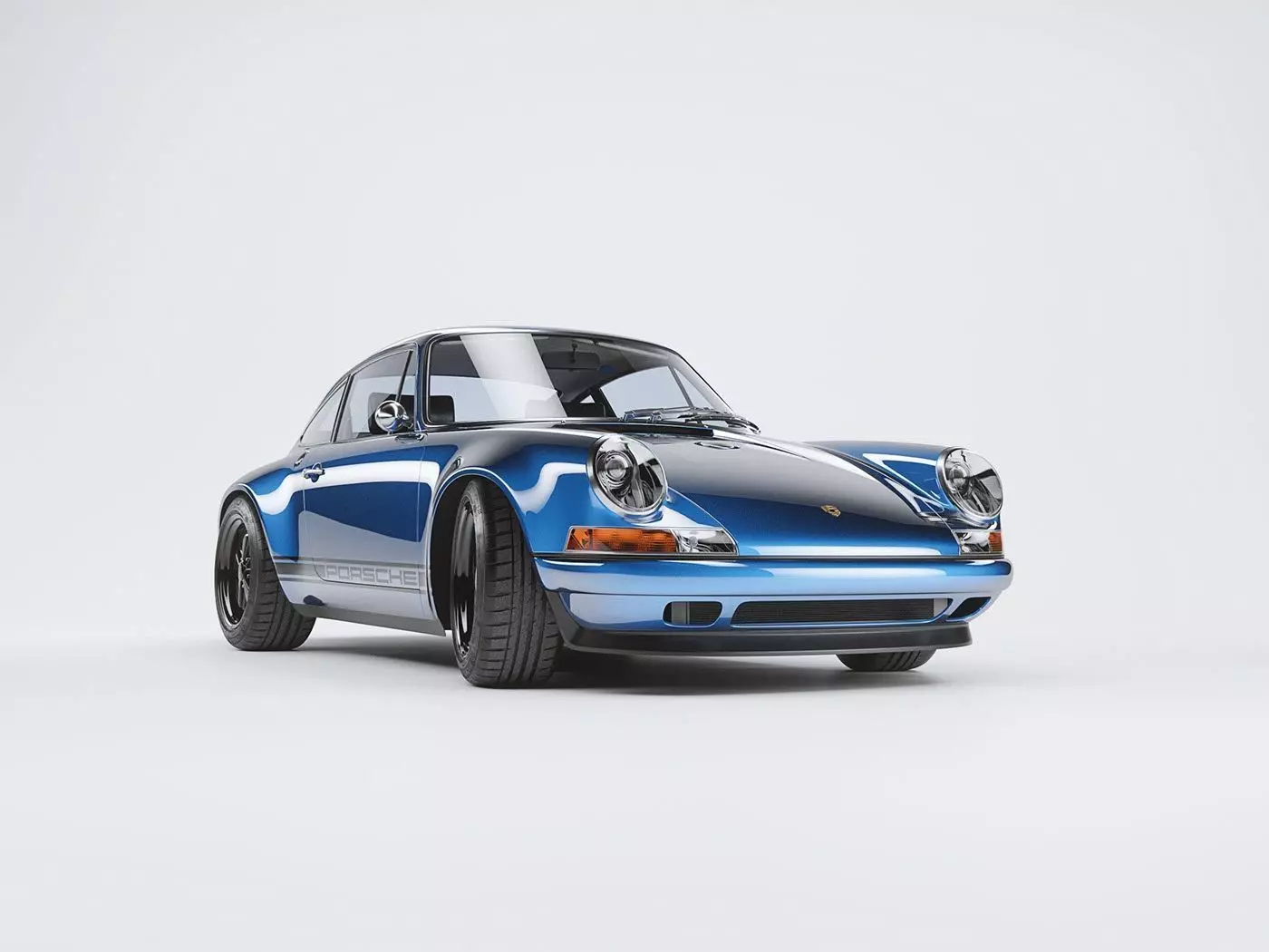 Porsche 911 by Singer 3D model_3