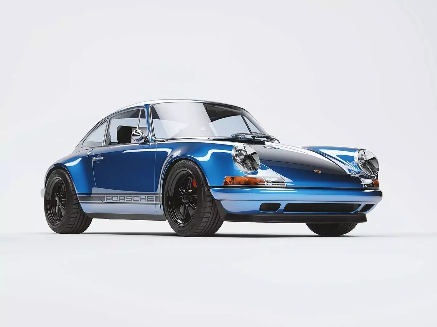 Porsche 911 by Singer 3D model_5