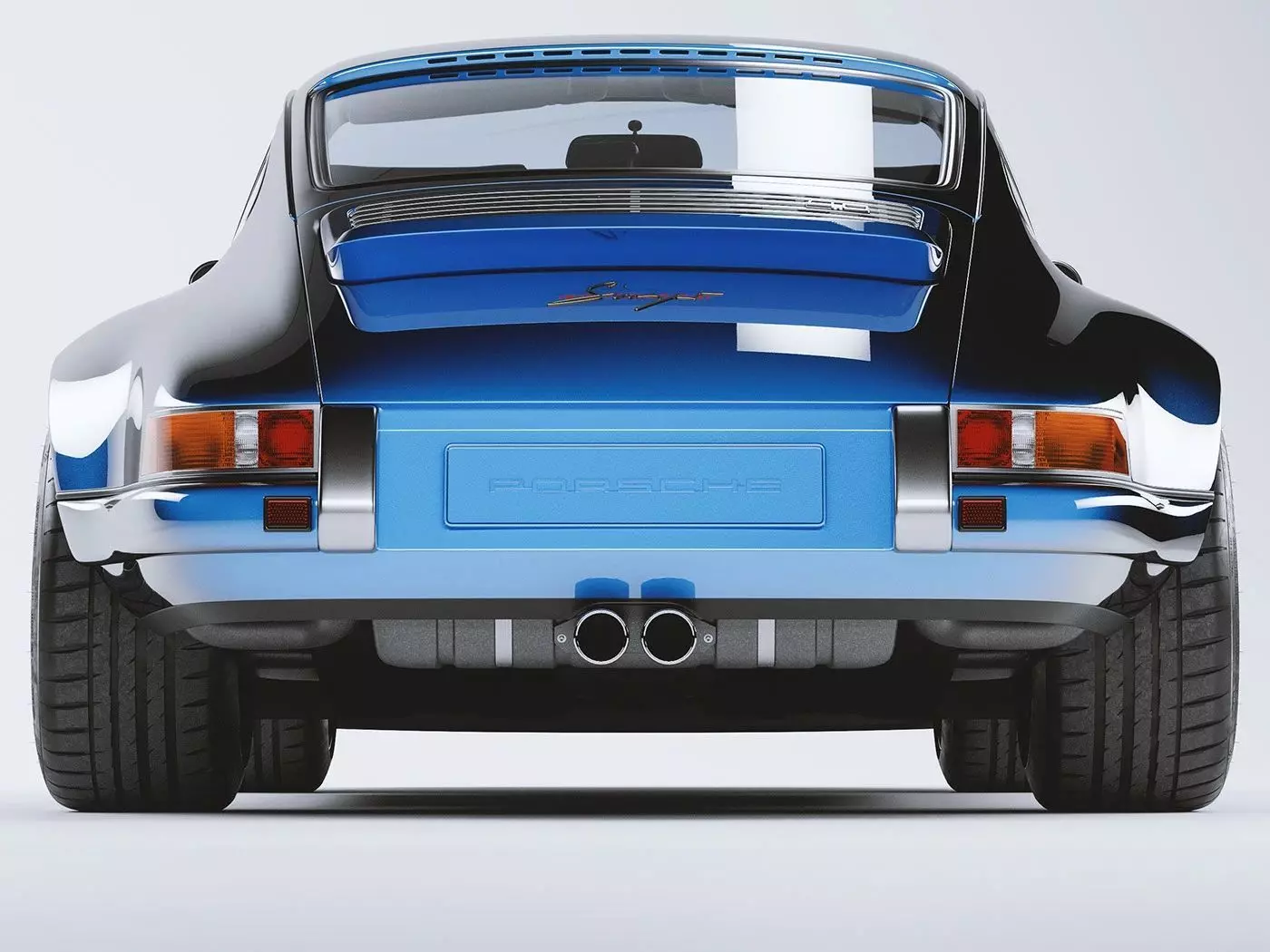 Porsche 911 by Singer 3D model_7