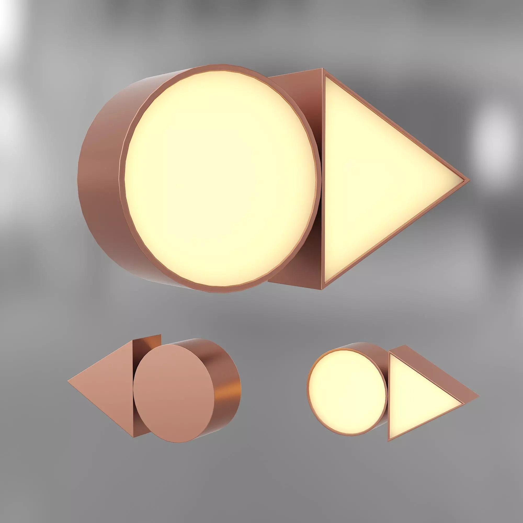 Gedubrei Wall Light 3D model_0