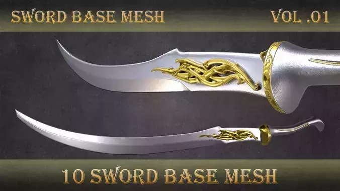 Sword Base Mesh Vol 01