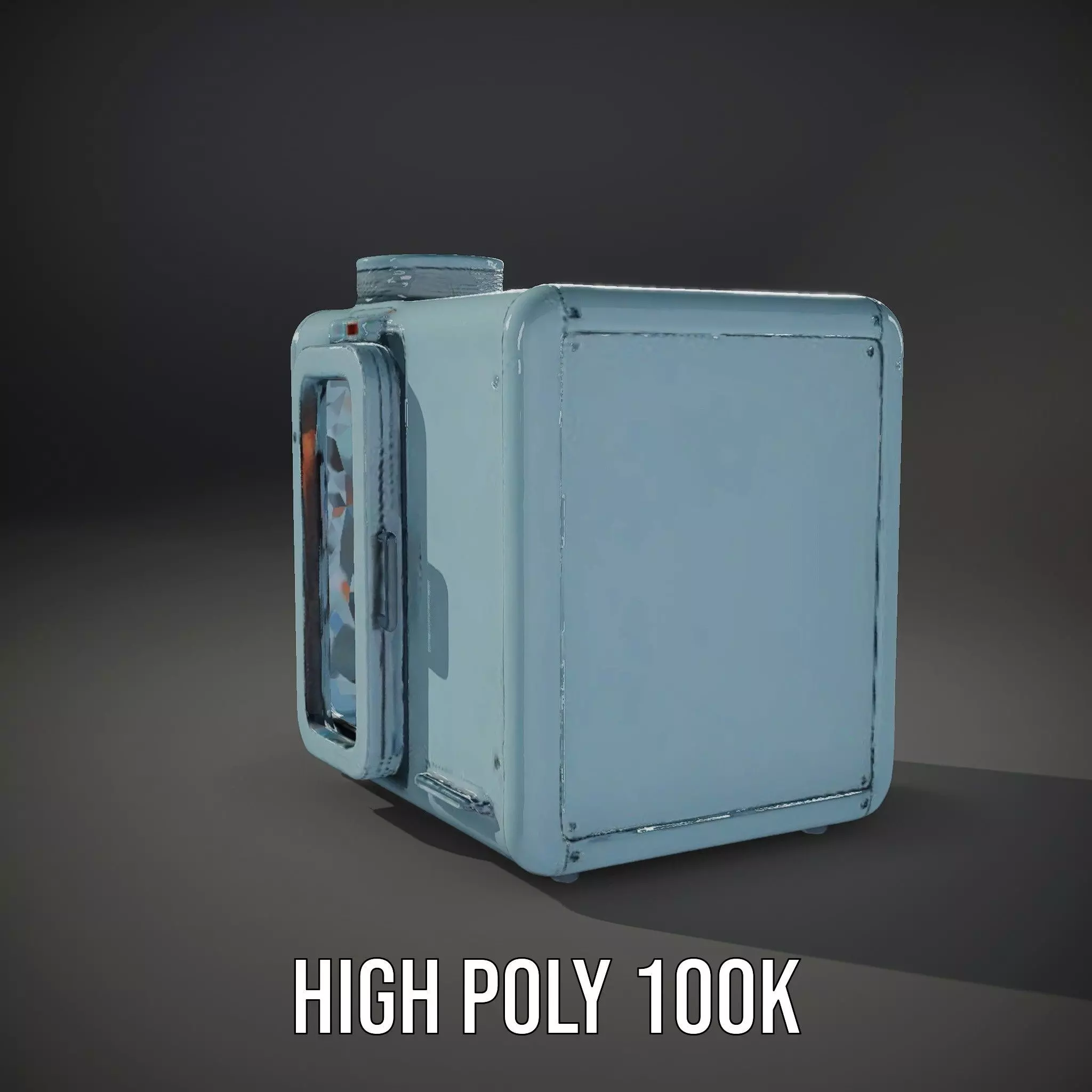 Industrial SciFi Control Room model pack Low-poly 3D model_10