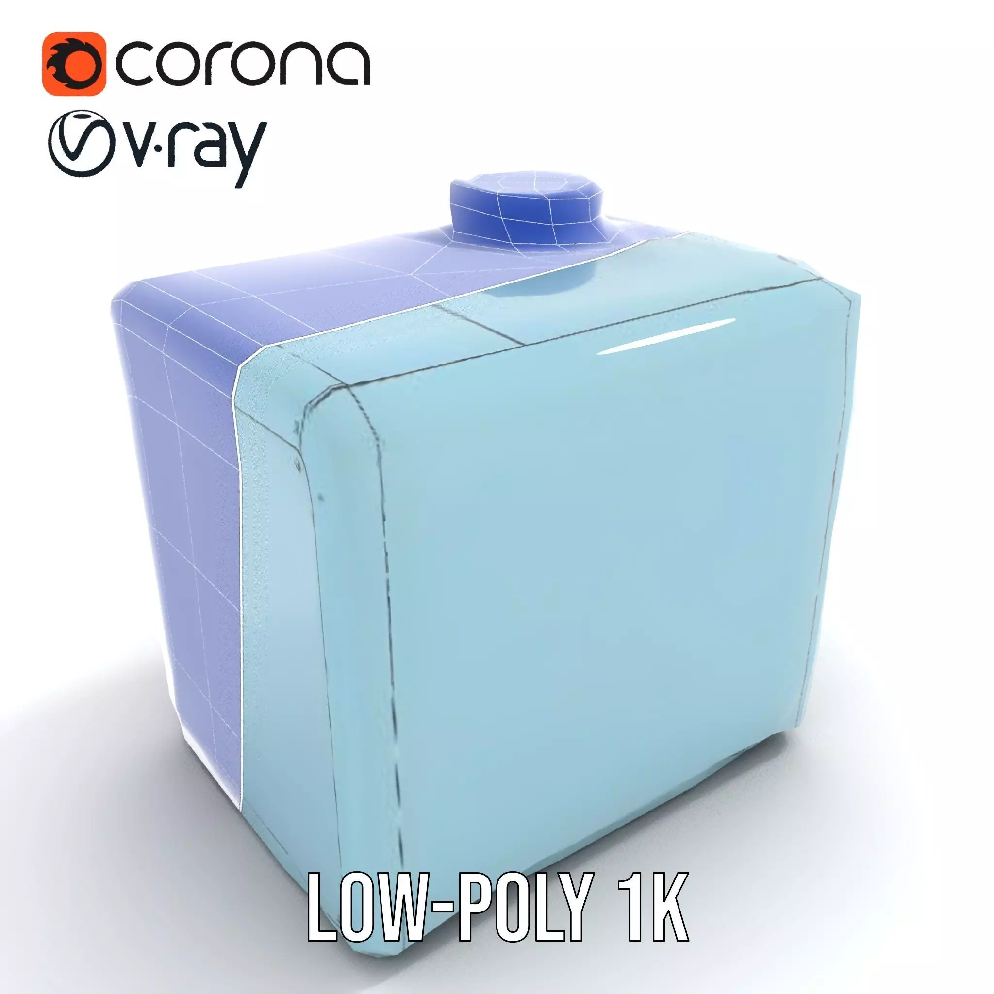 Industrial SciFi Control Room model pack Low-poly 3D model_28