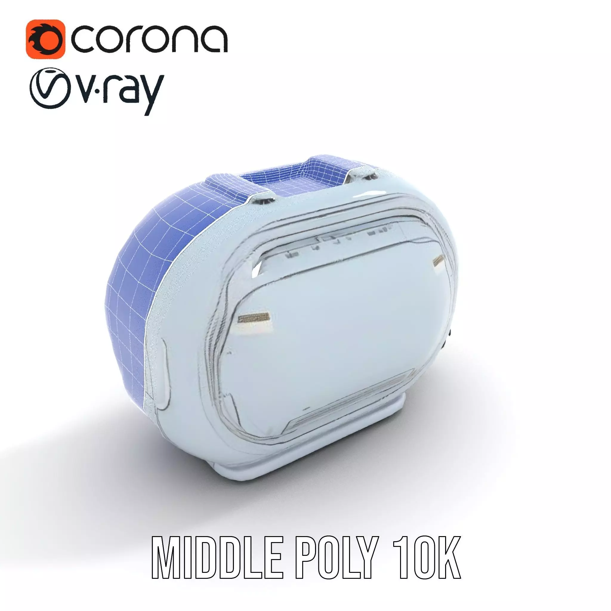 Futuristic Medical Chamber Model Pack Low-poly 3D model_24