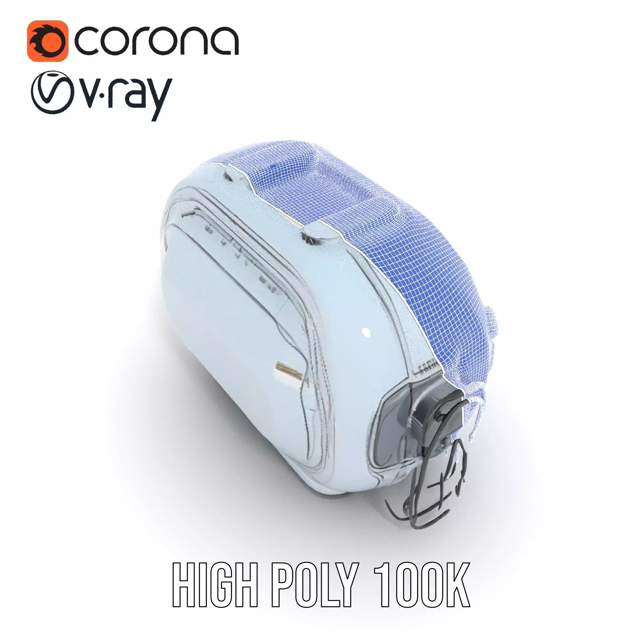 Futuristic Medical Chamber Model Pack Low-poly 3D model_32