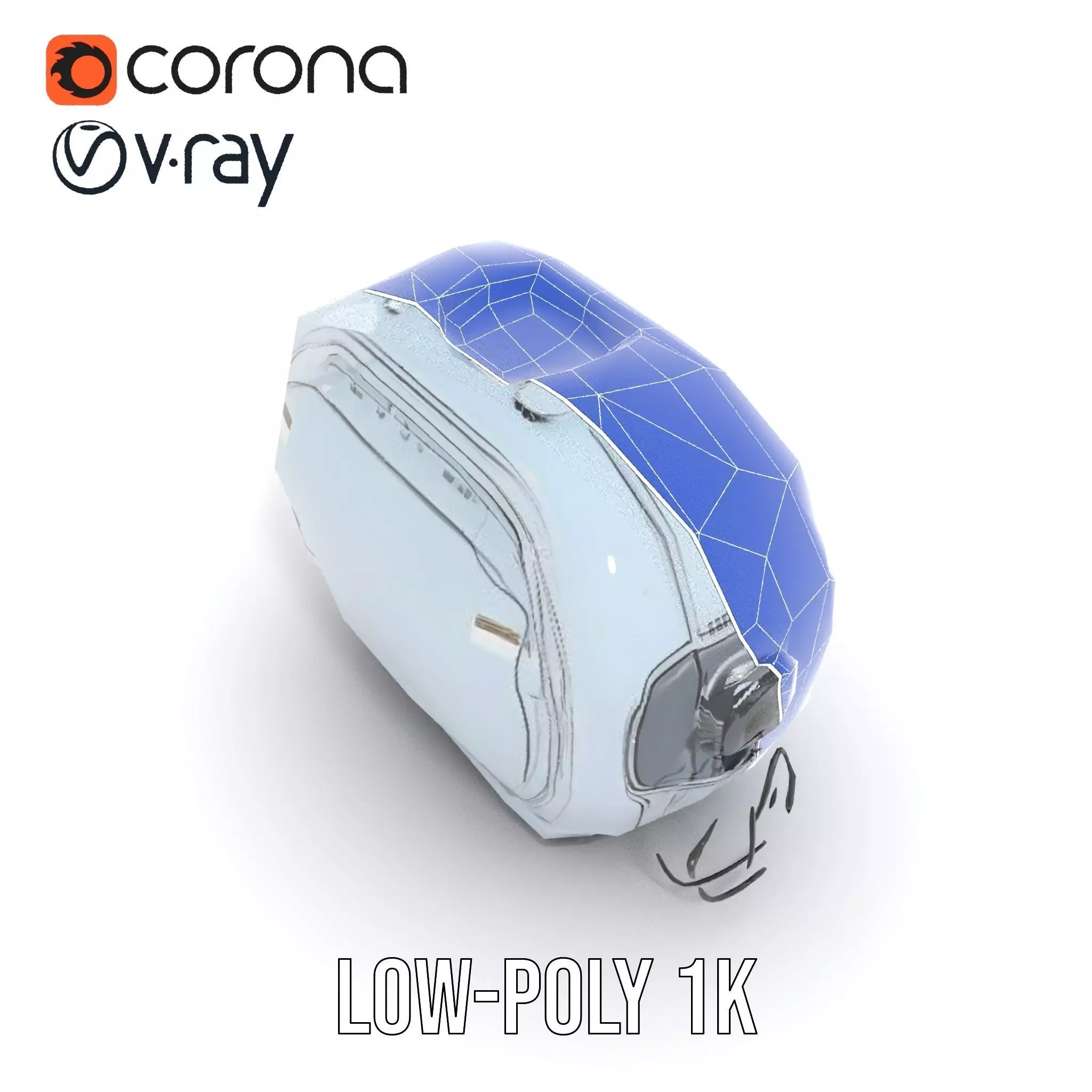 Futuristic Medical Chamber Model Pack Low-poly 3D model_22