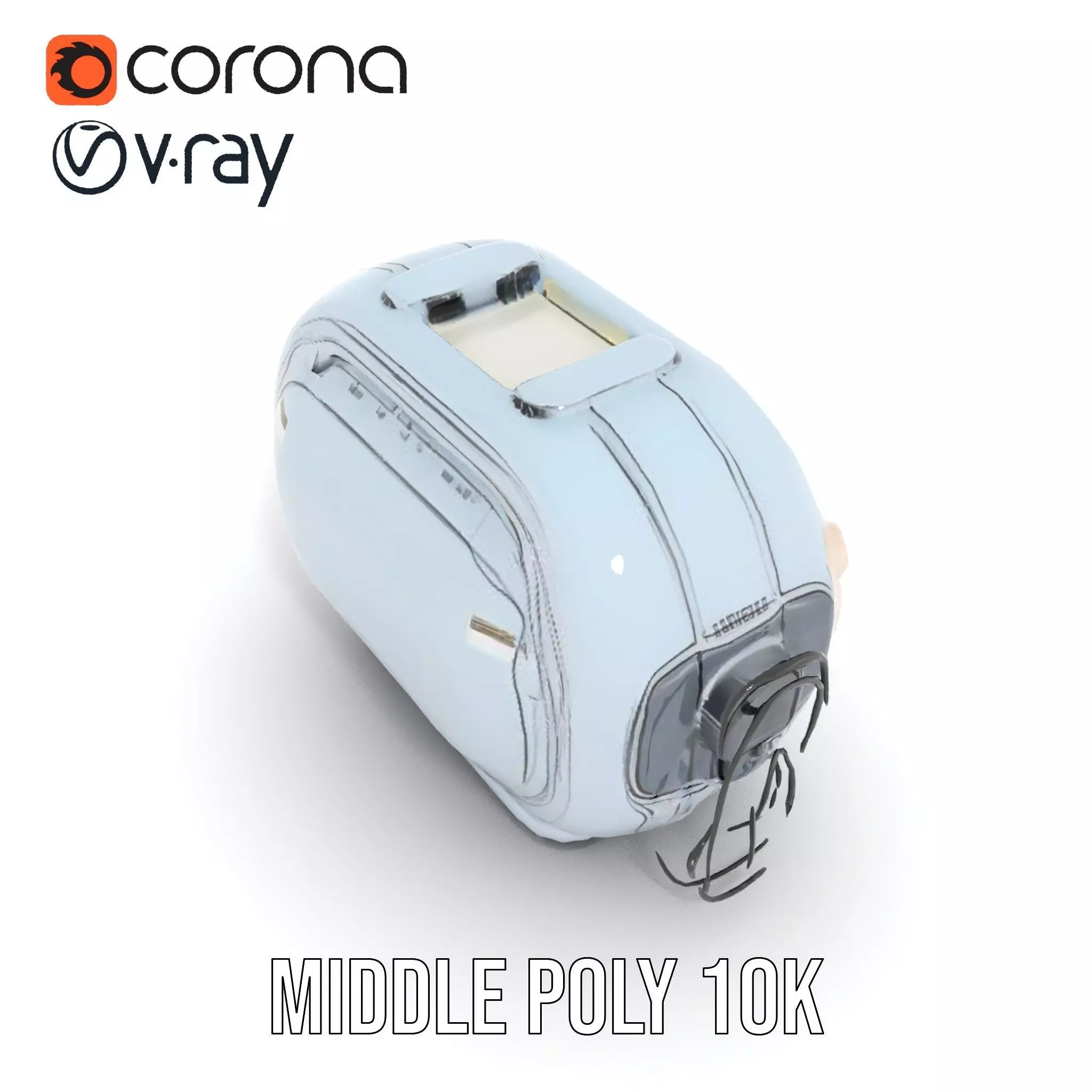 Futuristic Medical Chamber Model Pack Low-poly 3D model_13